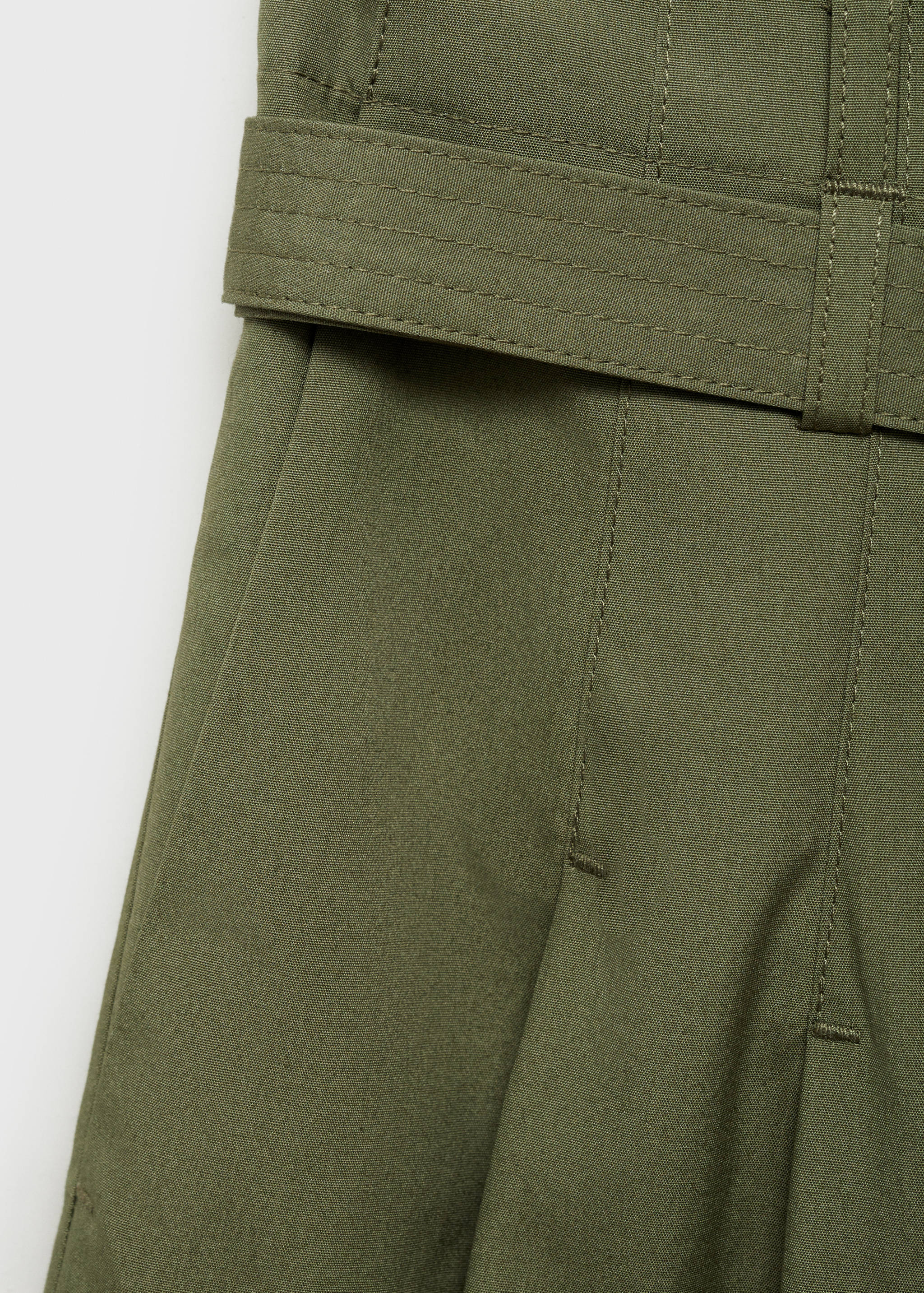 Wide leg trousers with belt - Details of the article 0