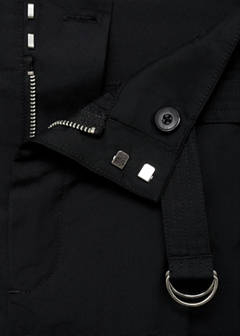 Wide leg trousers with belt — Black 8