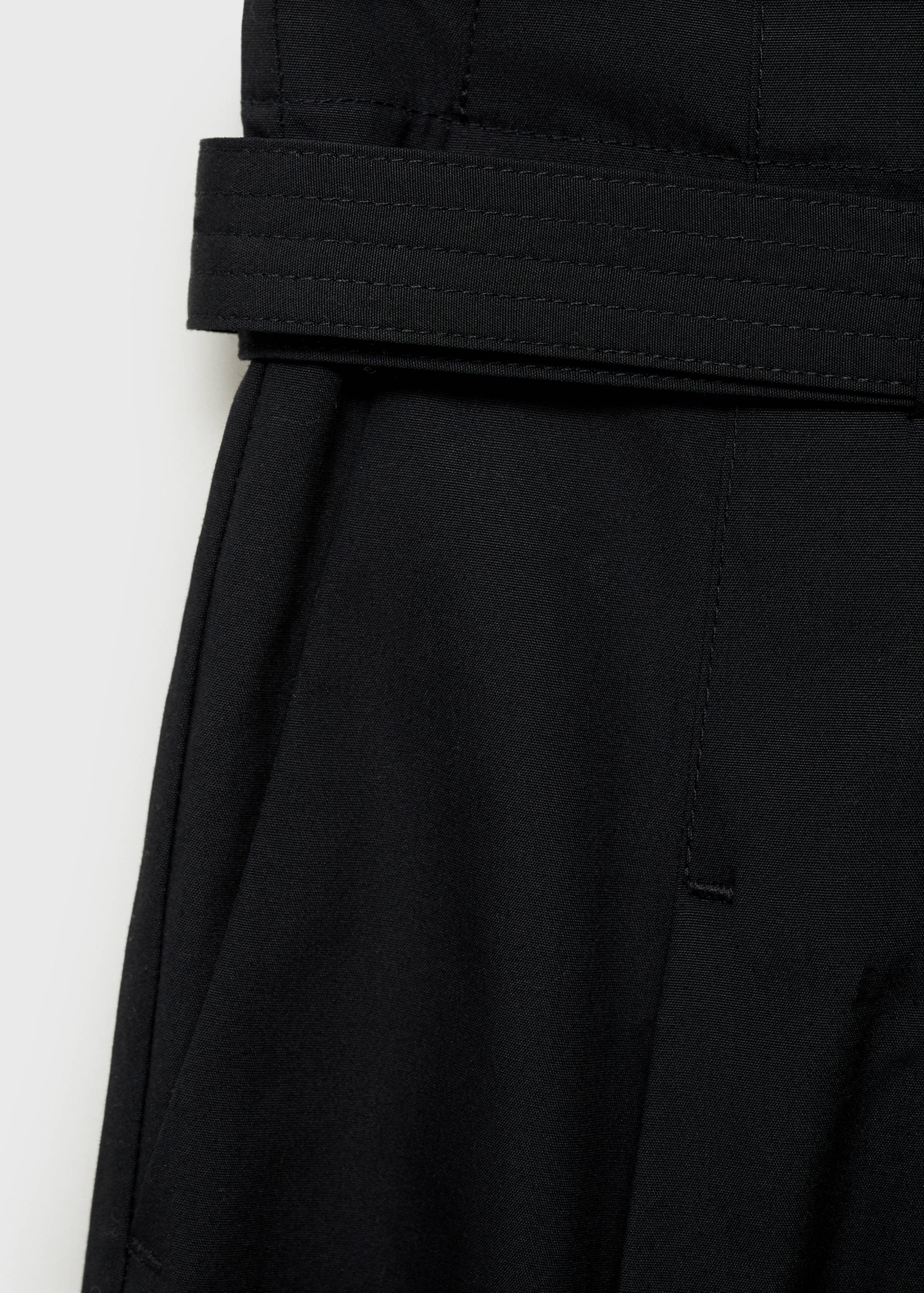 Wide leg trousers with belt - Details of the article 0