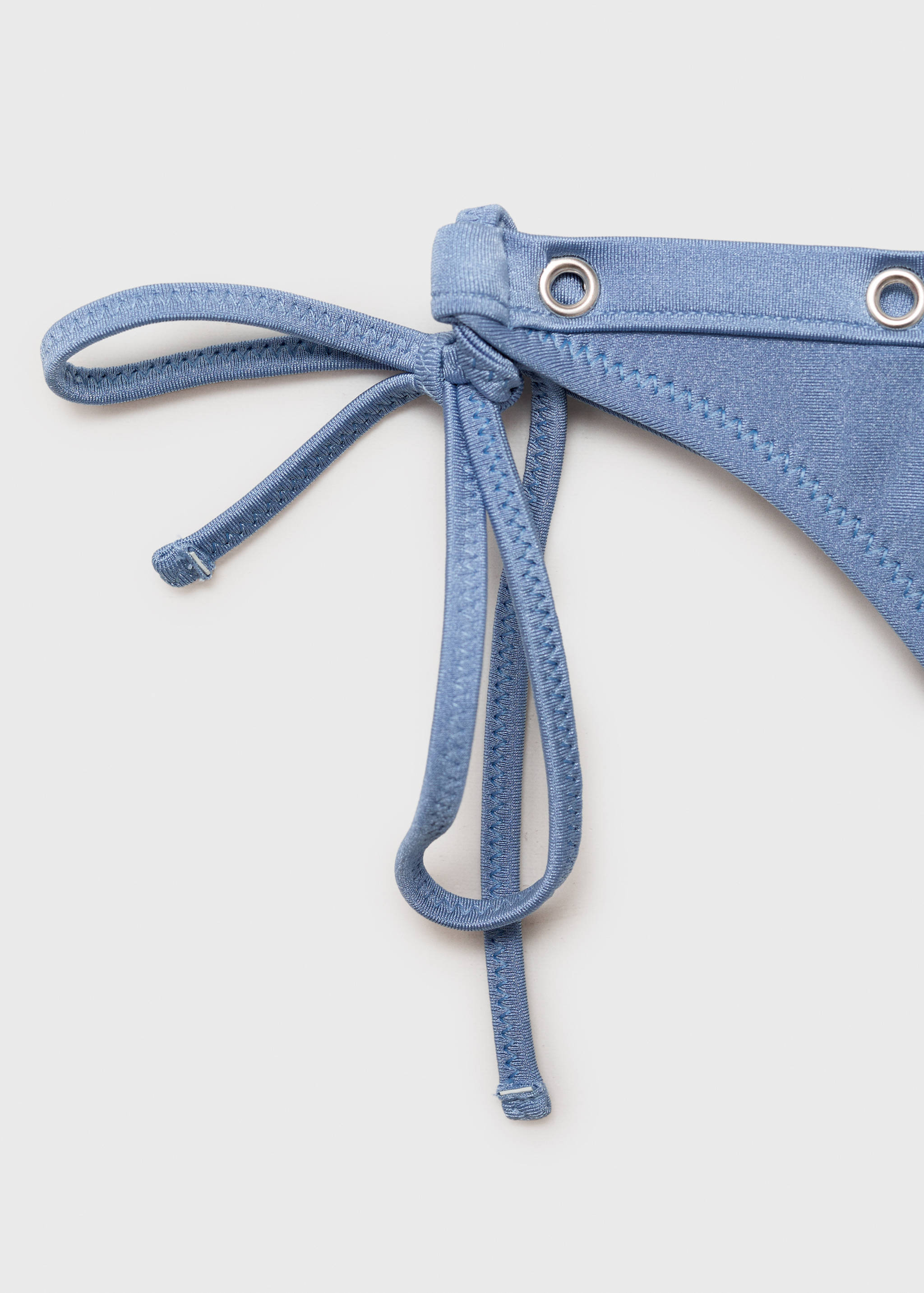 Bikini bottoms with eyelet detail - Details of the article 0