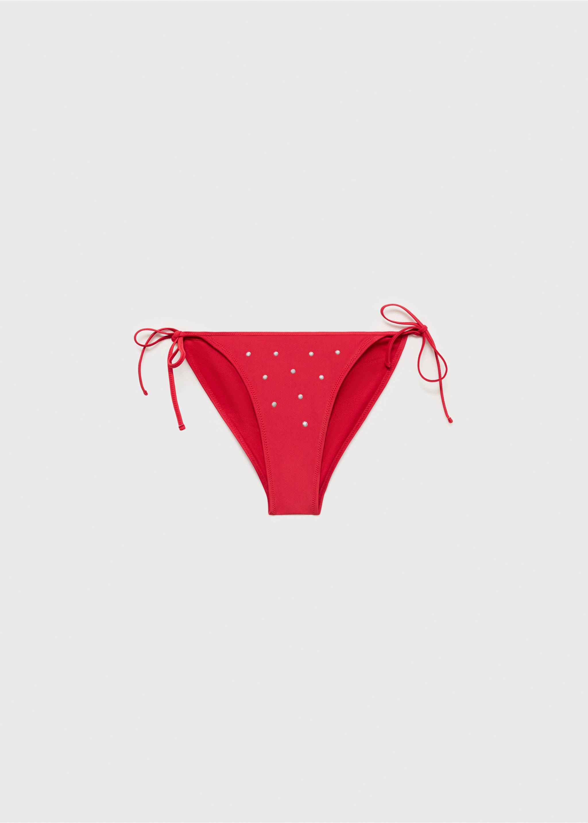 Metalik aplikeli bikini altı - Modelsiz ürün, Kırmızı. Ref: 87019216-00.