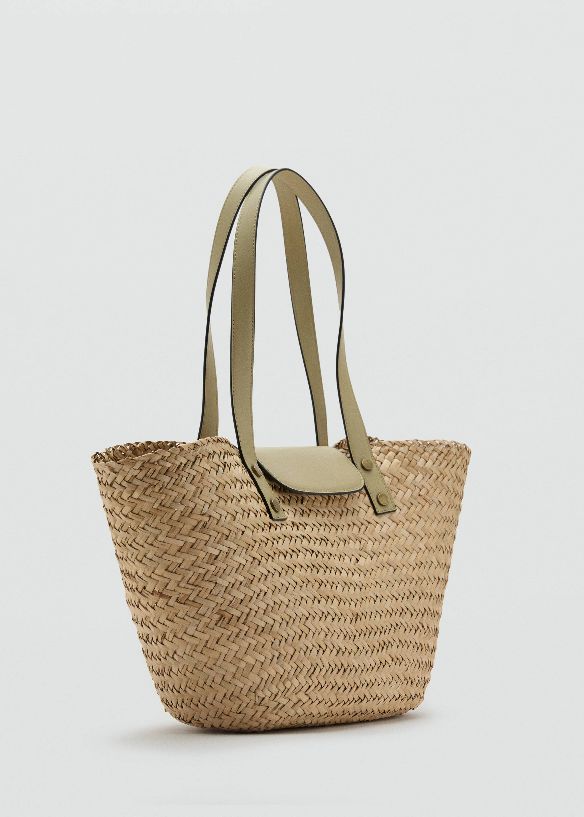 Natural fibre basket bag - Medium plane