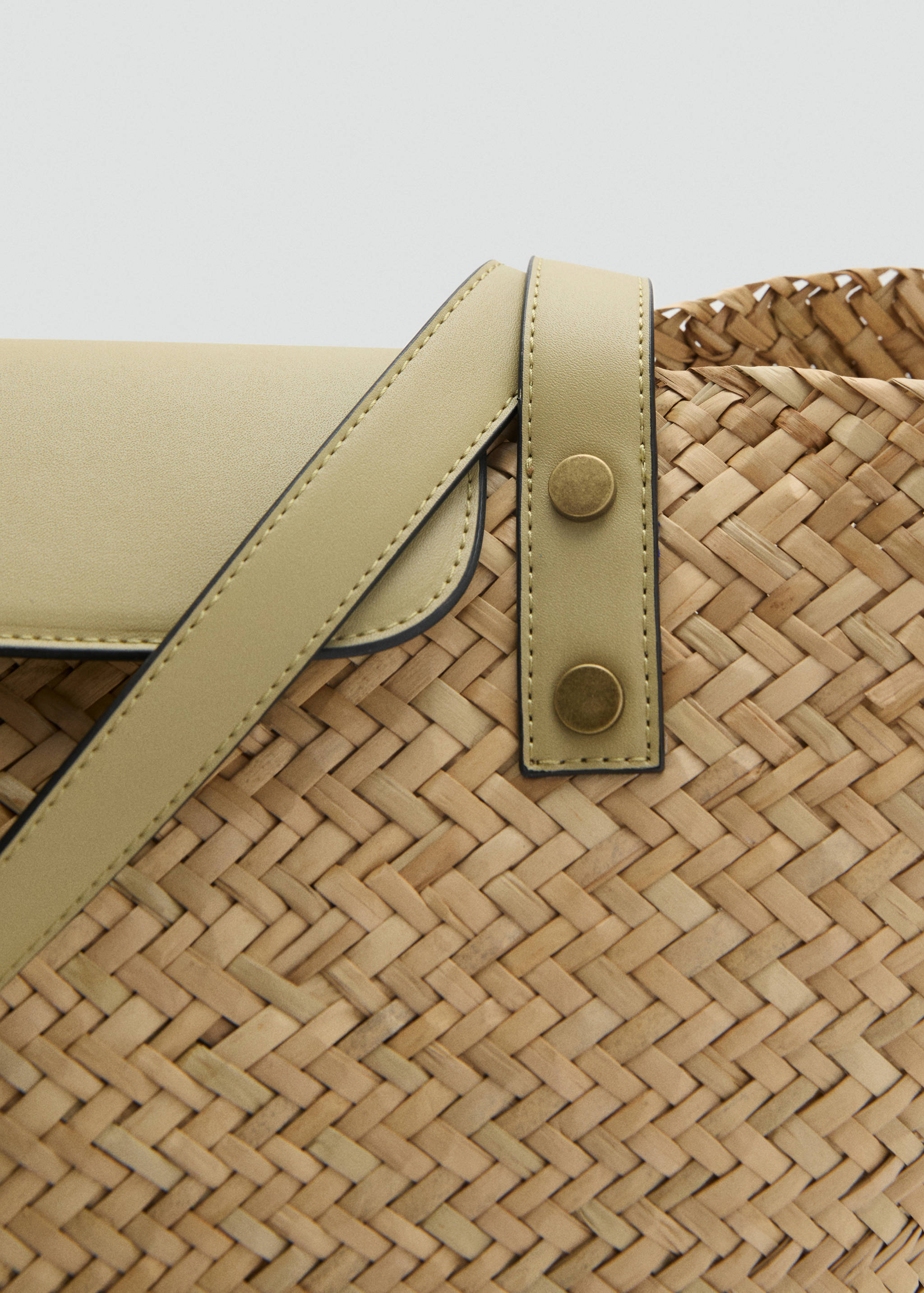 Natural fibre basket bag - Details of the article 1
