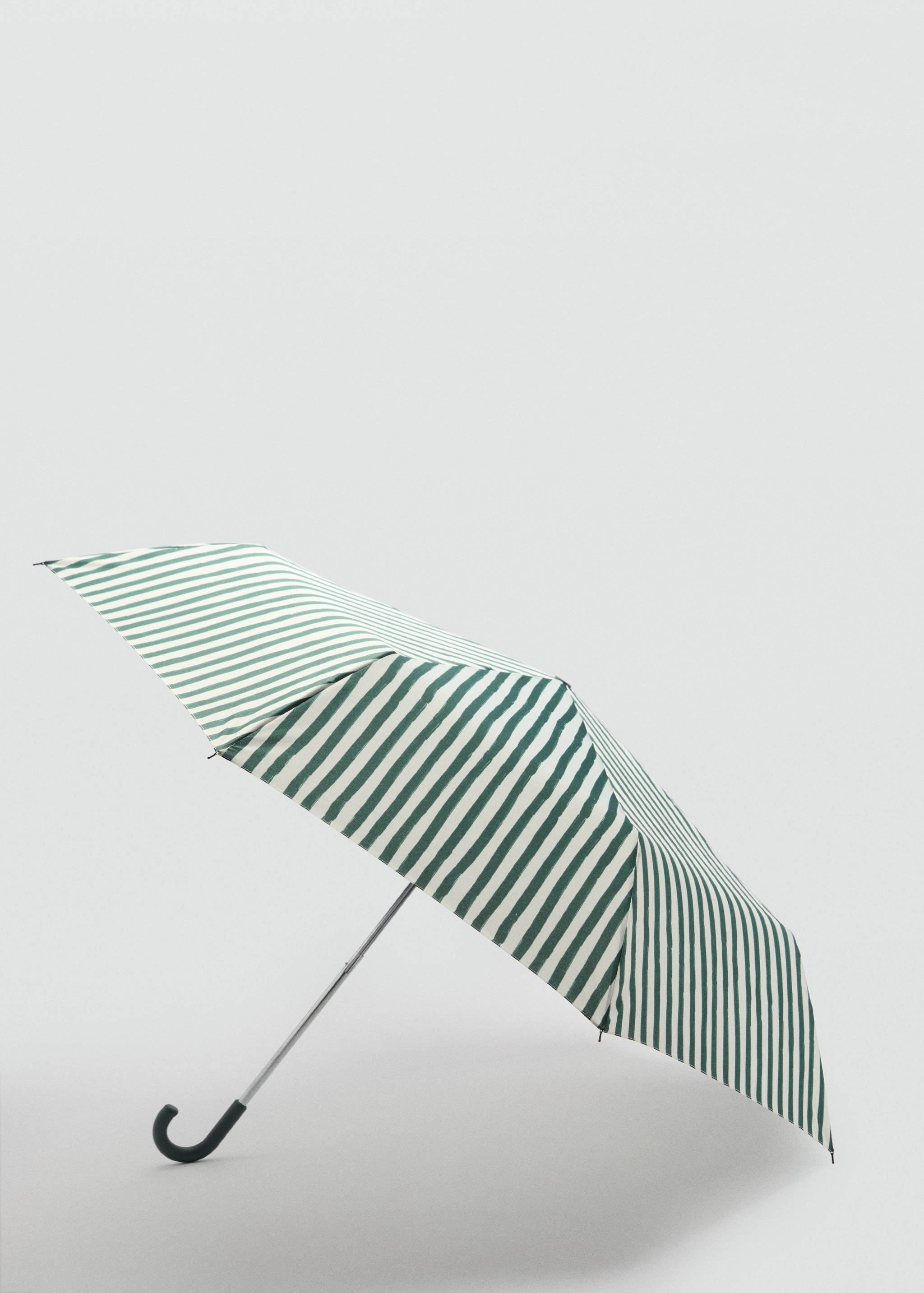 Stripe-printed umbrella - Medium plane