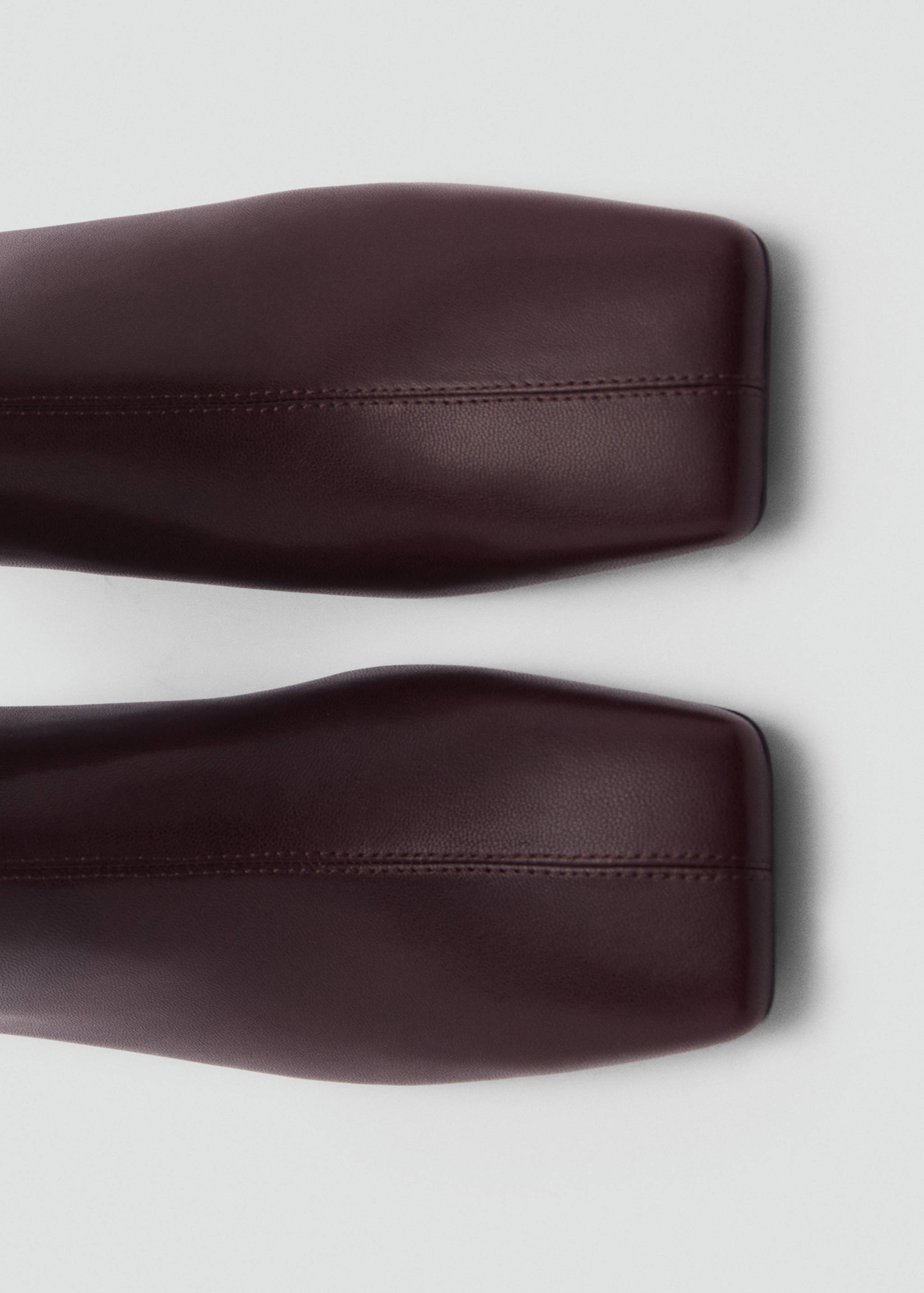 Кожаные ботинки с квадратным мысом - Деталь изделия 3