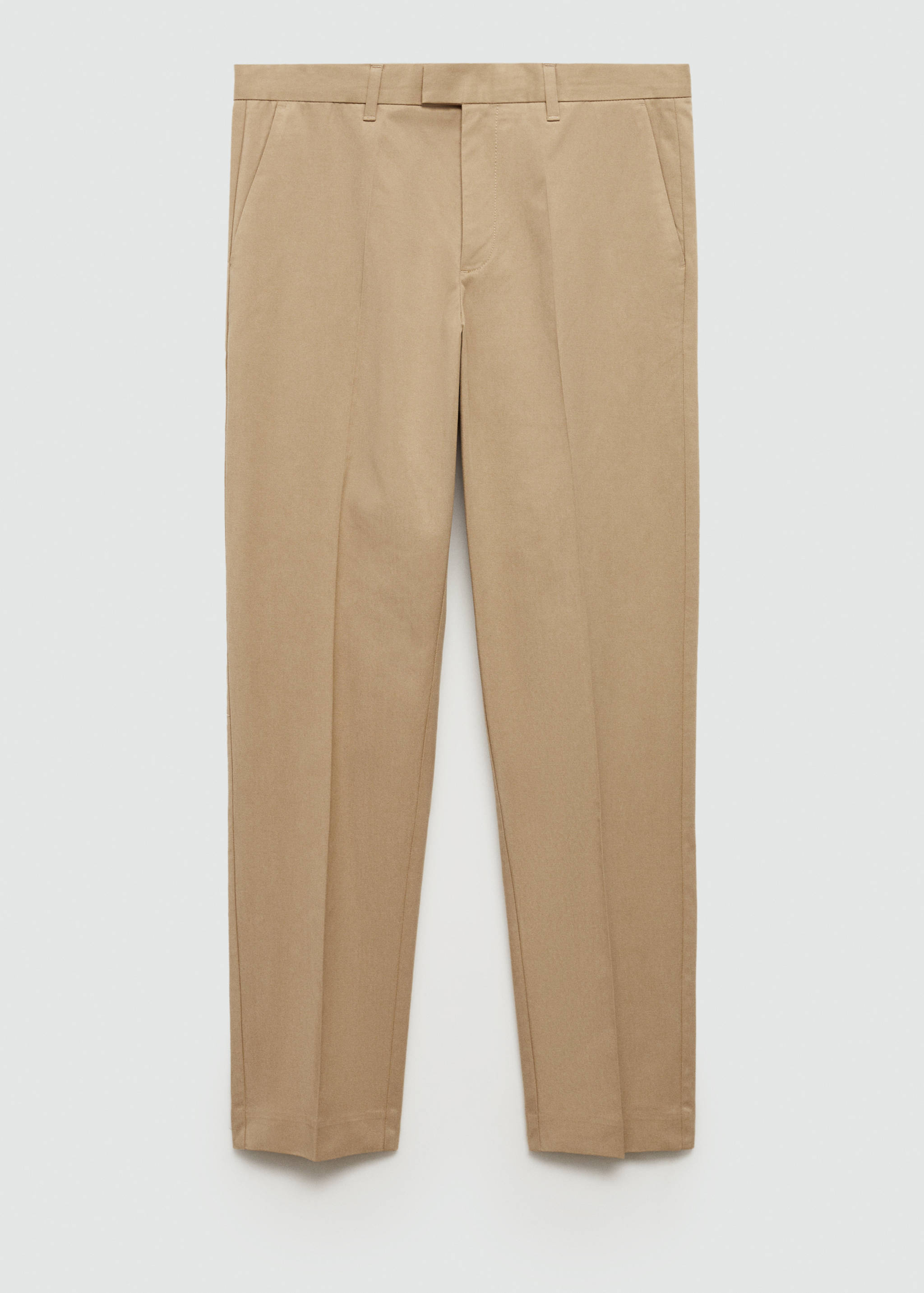 Regular-fit cotton trousers - Article without model