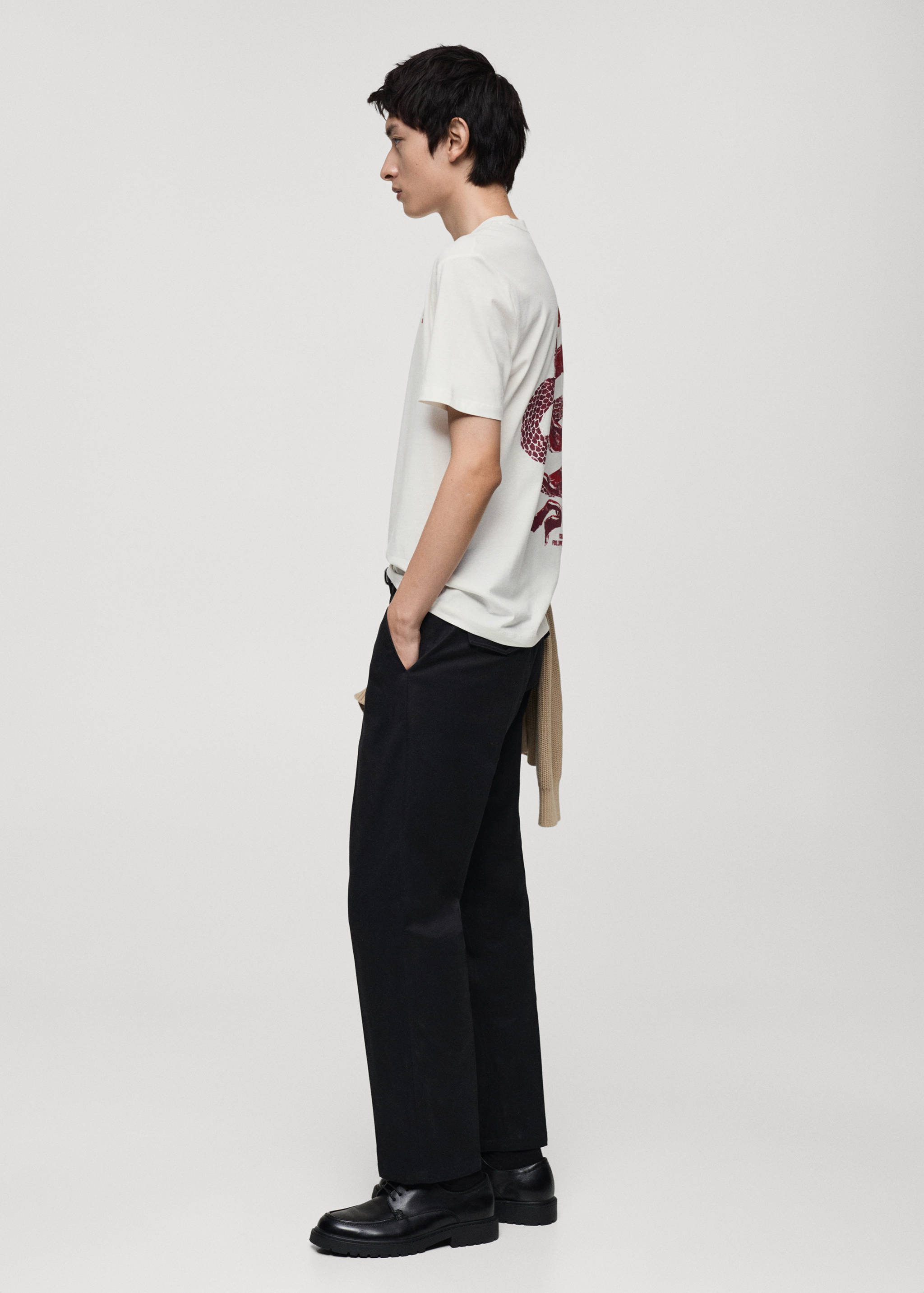 Camiseta 100% algodón estampado combinado - Detalle del artículo 2