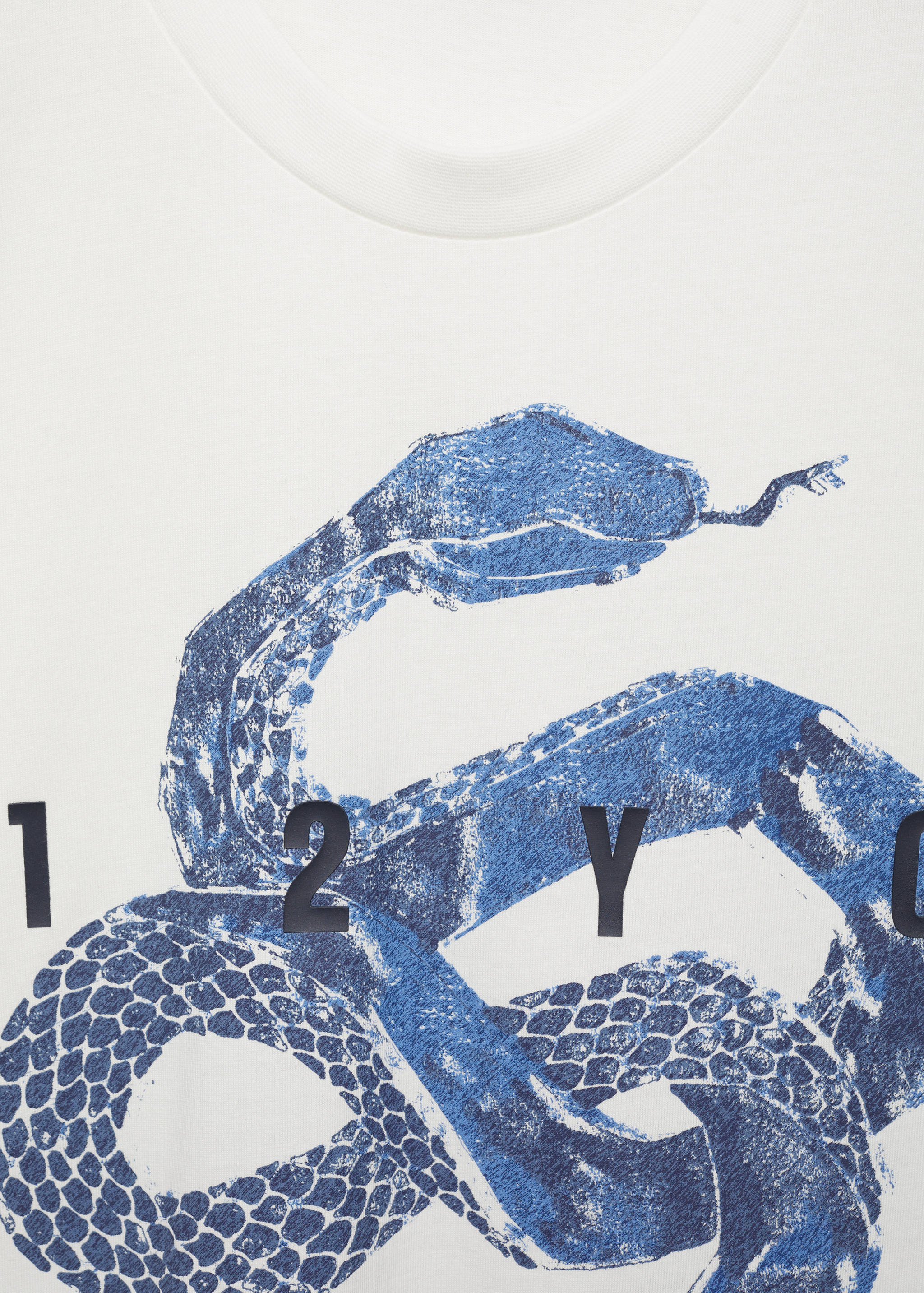 100% cotton t-shirt with front graphic print - Détail de l'article 8