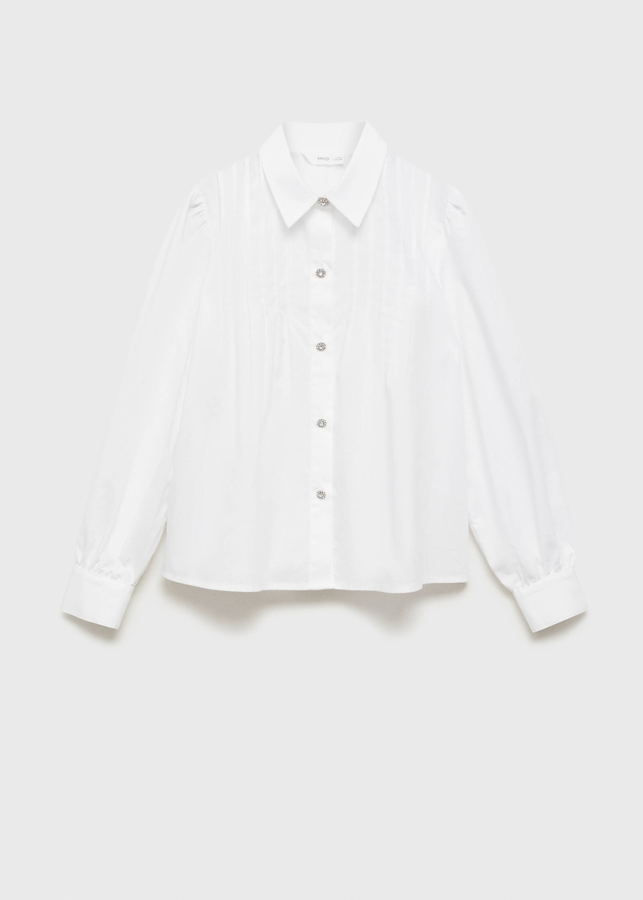 Cotton shirt with jewel buttons - Article without model