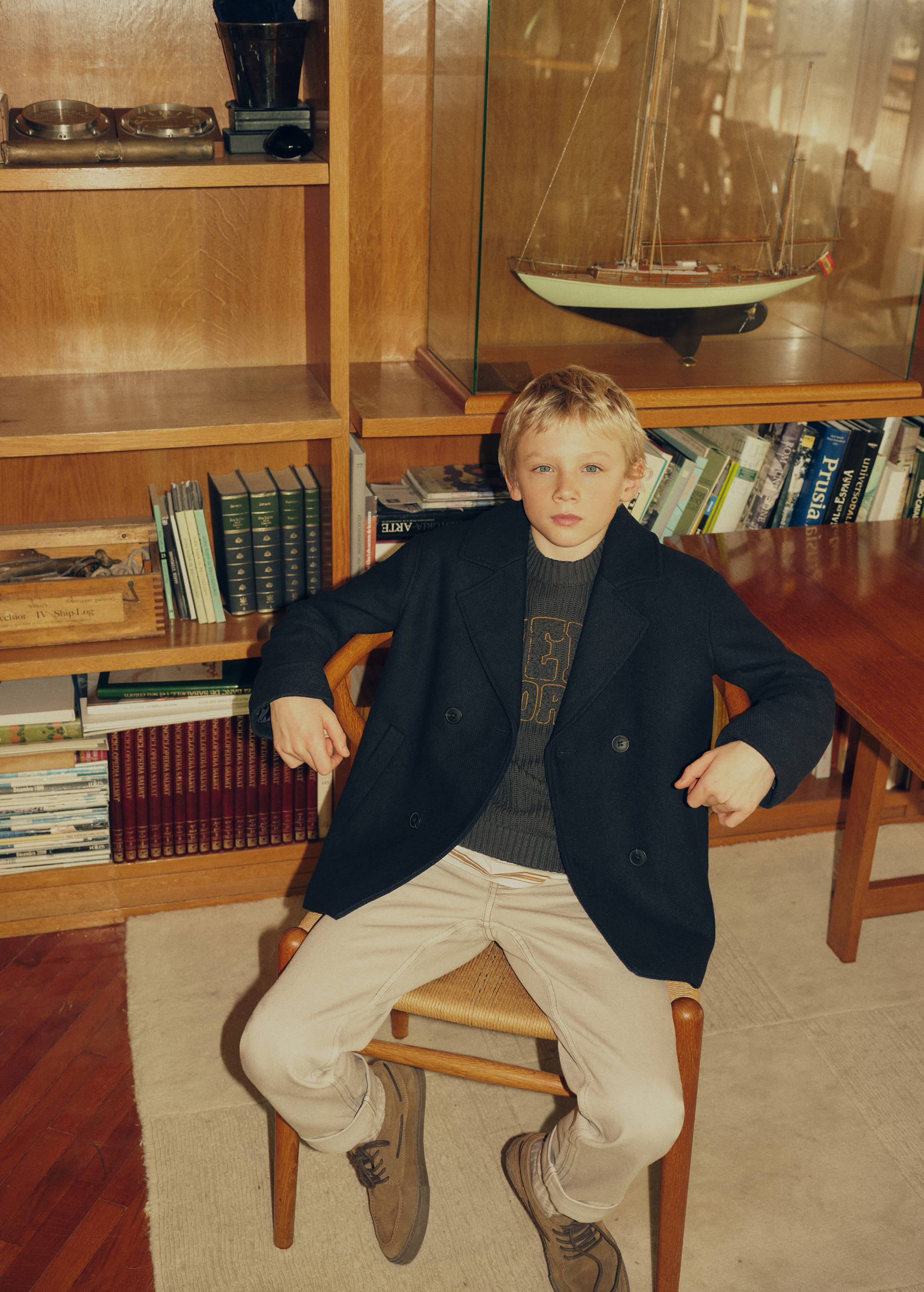 Abrigo lana botones - Detalle del artículo 5