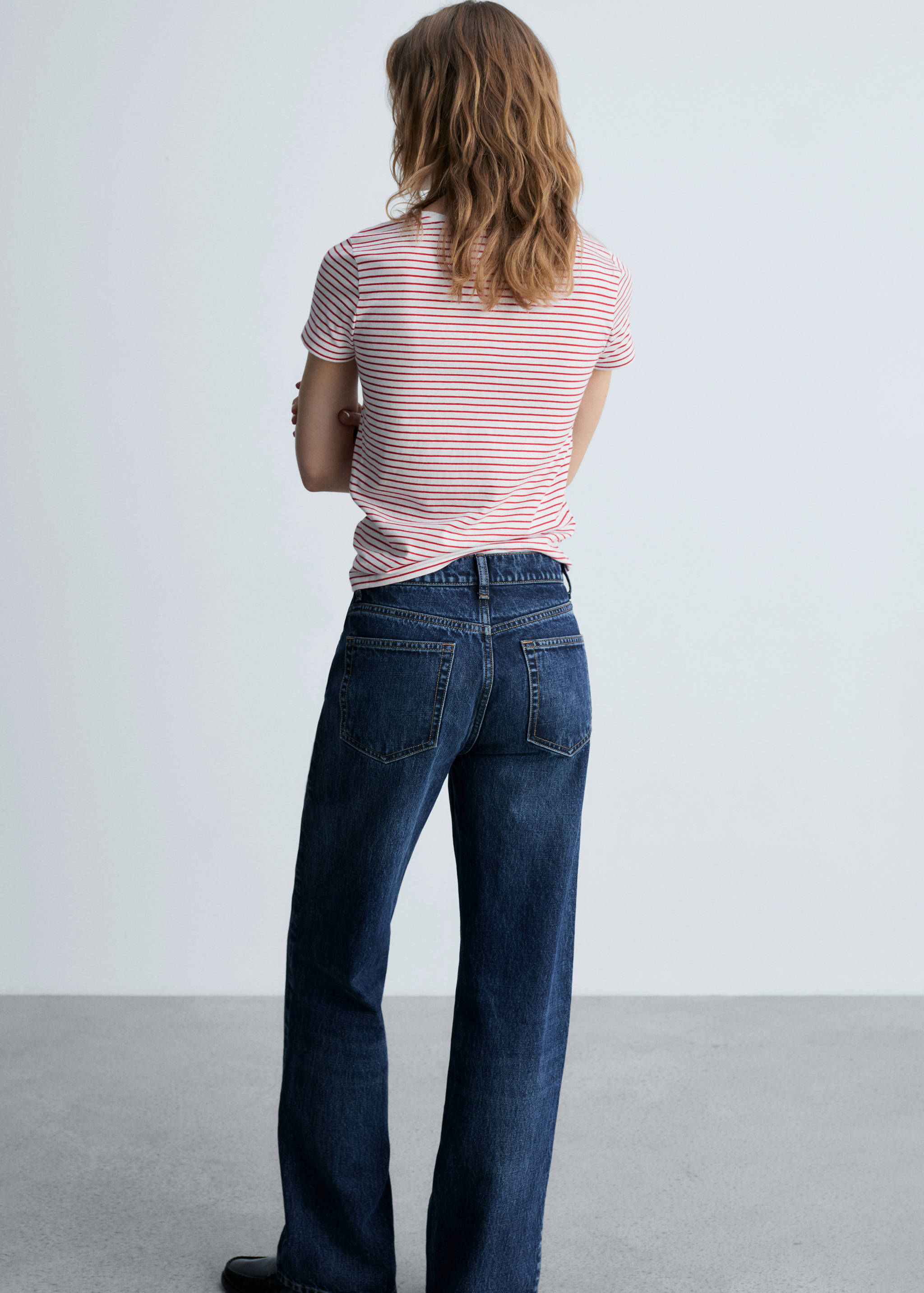 Striped logo T-shirt - Reverse of the article
