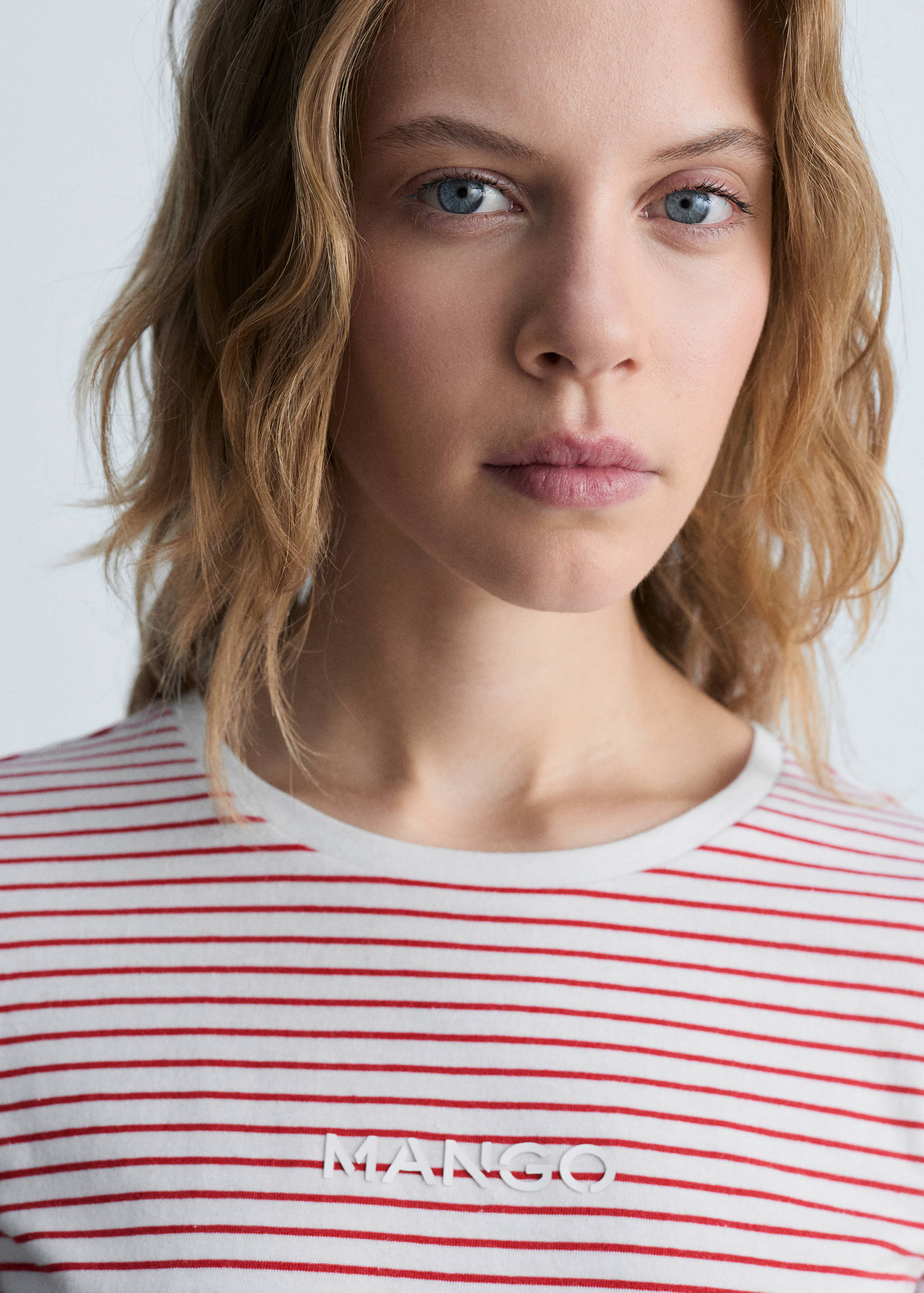 Striped logo T-shirt - Details of the article 1
