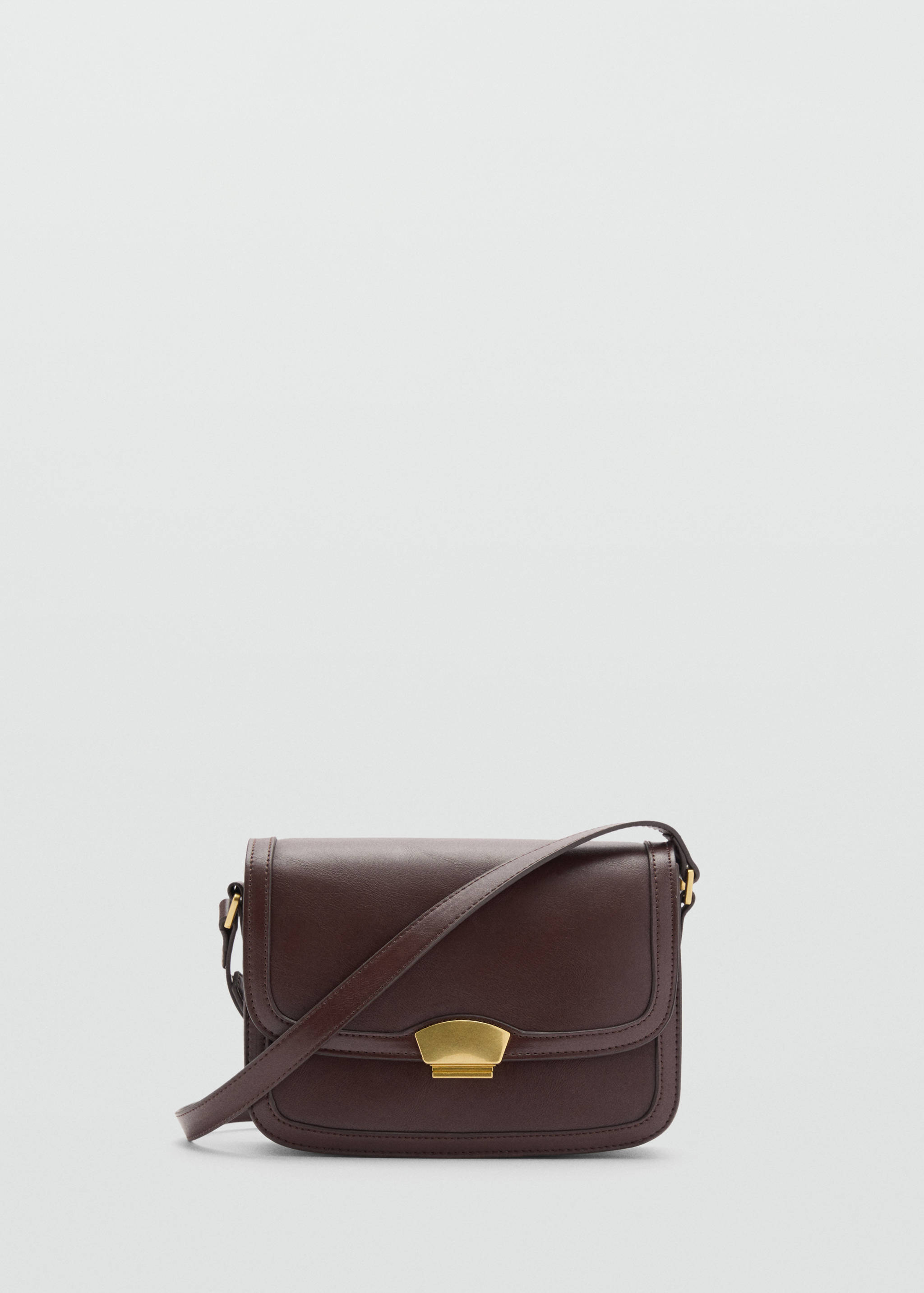 Crossbody bag with metal closure - Article without model