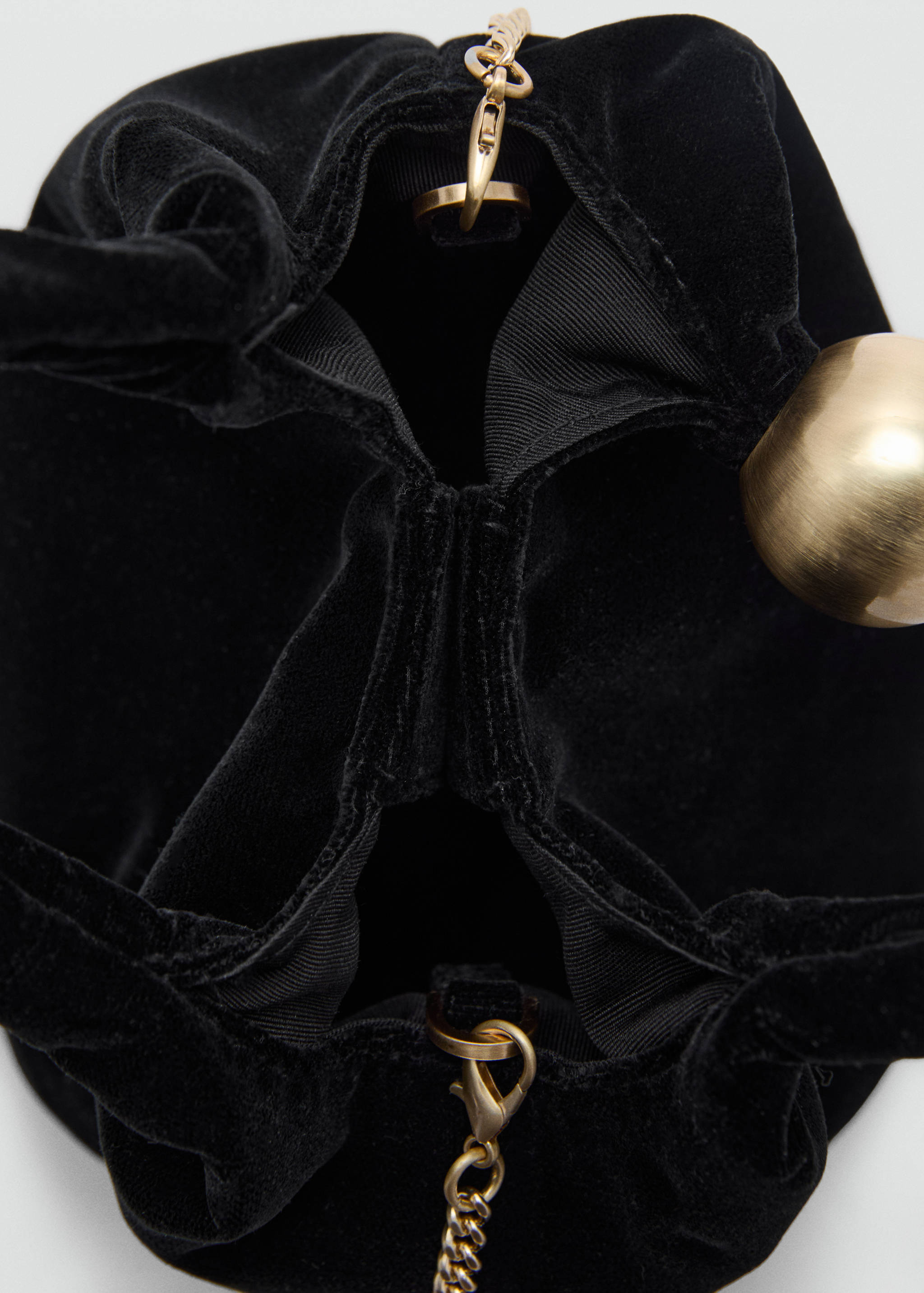 Bolso terciopelo detalle bola - Detalle del artículo 1