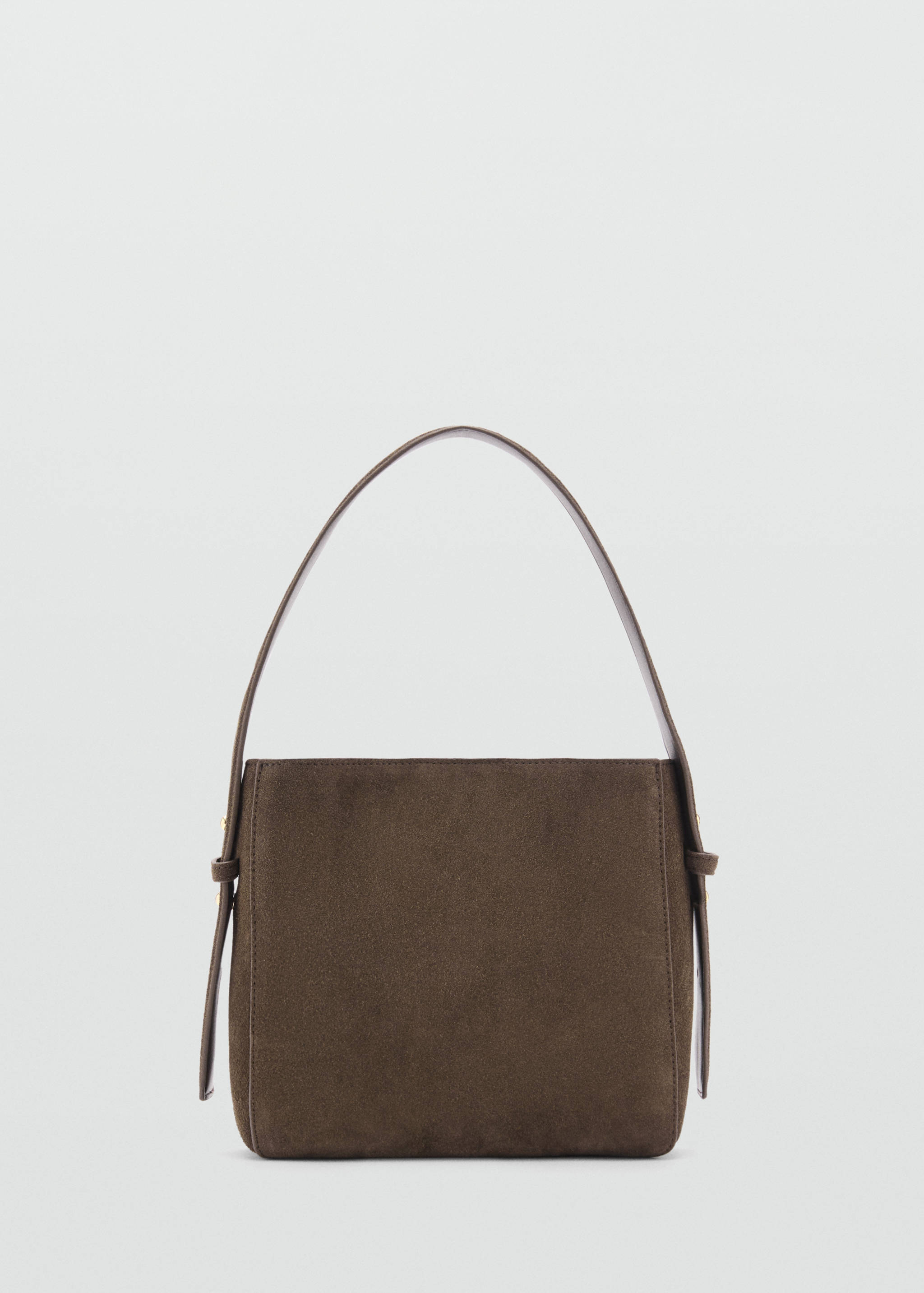 Suede mini shopper bag - Article without model