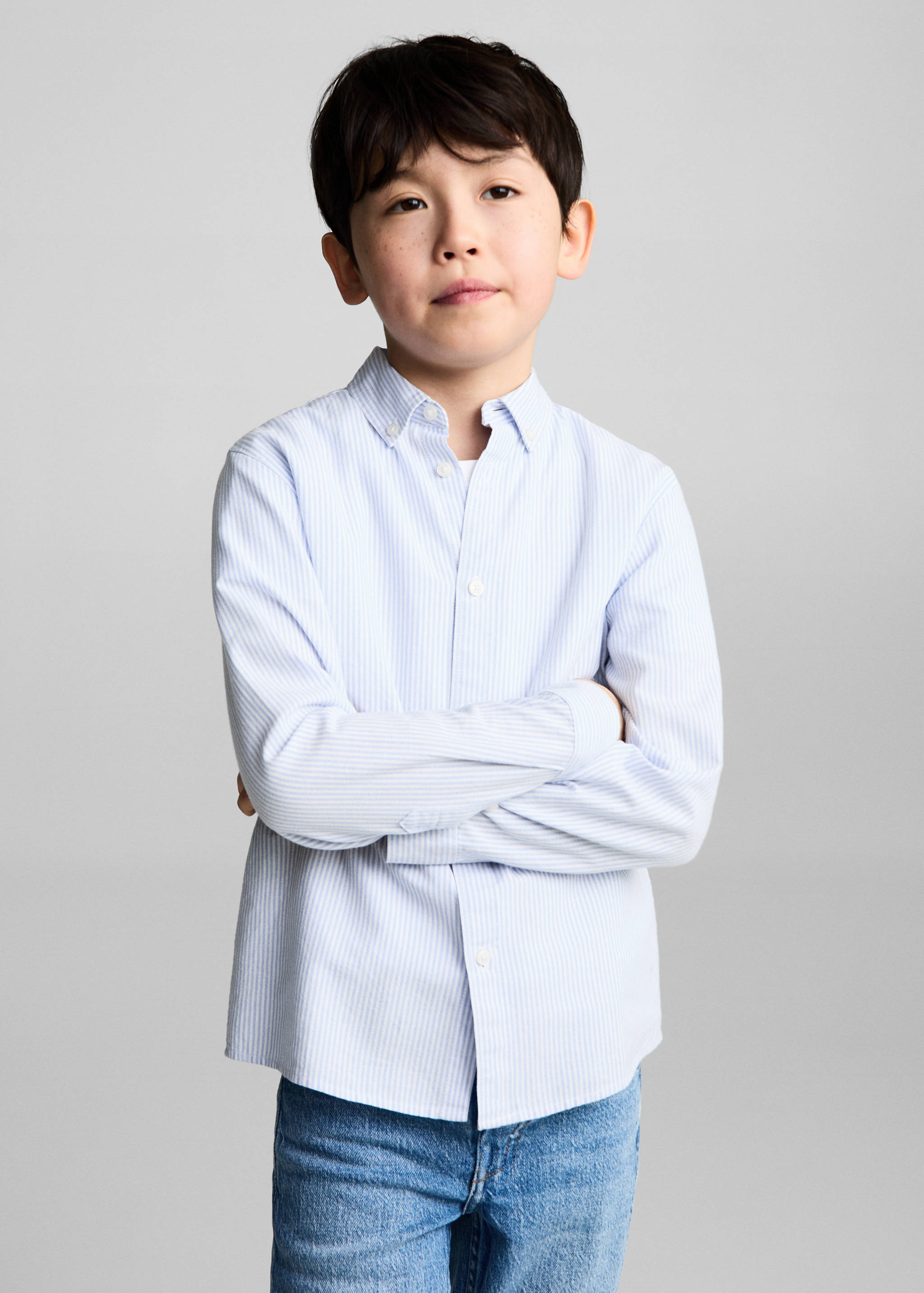 100% cotton Oxford striped shirt - Medium plane