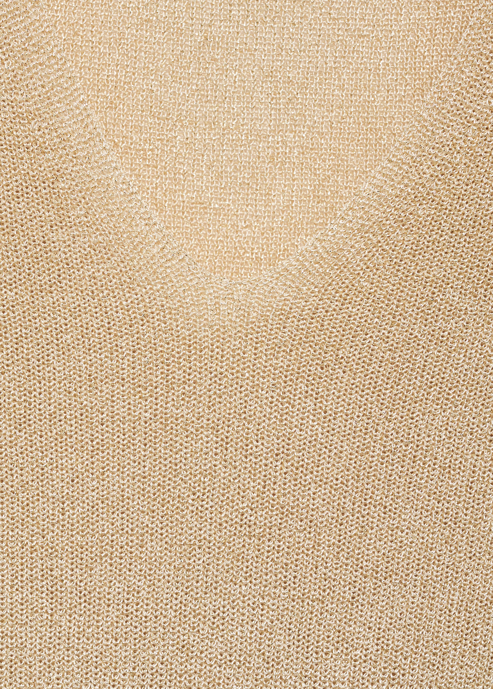 V-neck lurex sweater - Details of the article 8