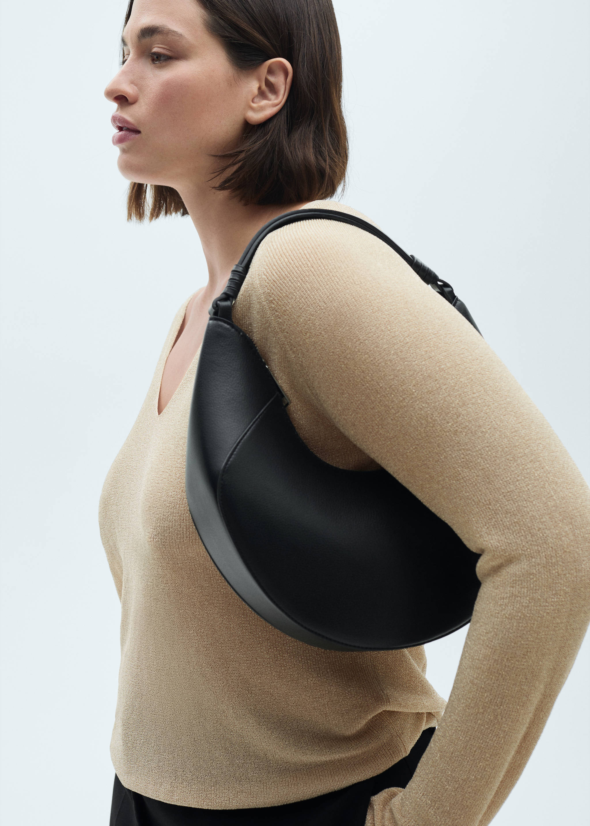 V-neck lurex sweater - Details of the article 5