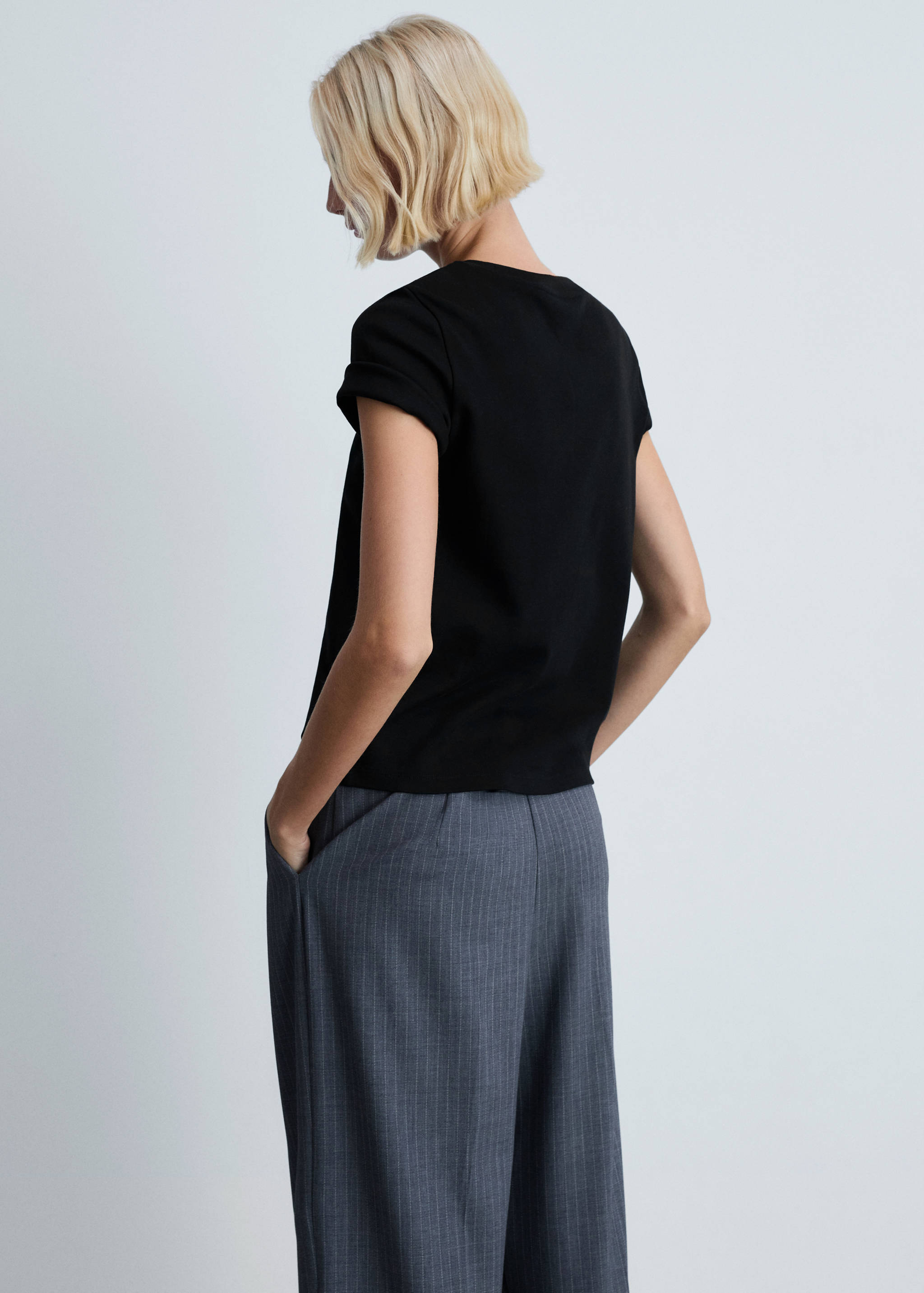 T-shirt coton manches courtes - Verso de l’article