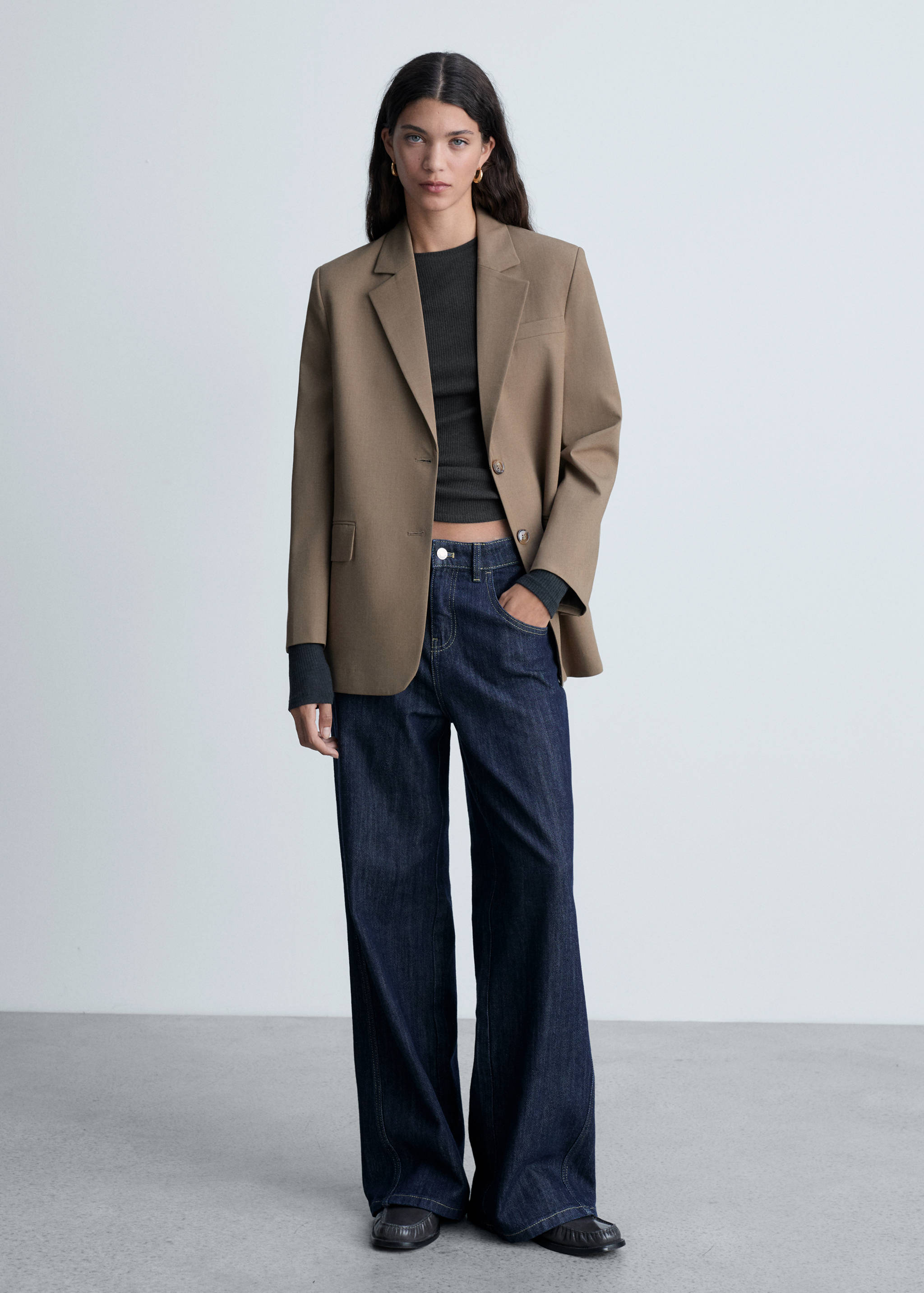 Ribbed long-sleeved t-shirt - General plane