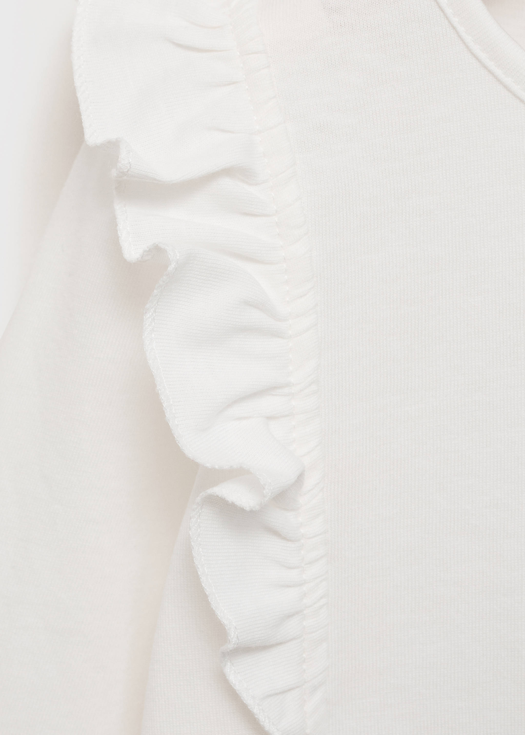 Long -sleeved t-shirt with ruffles - Details of the article 8