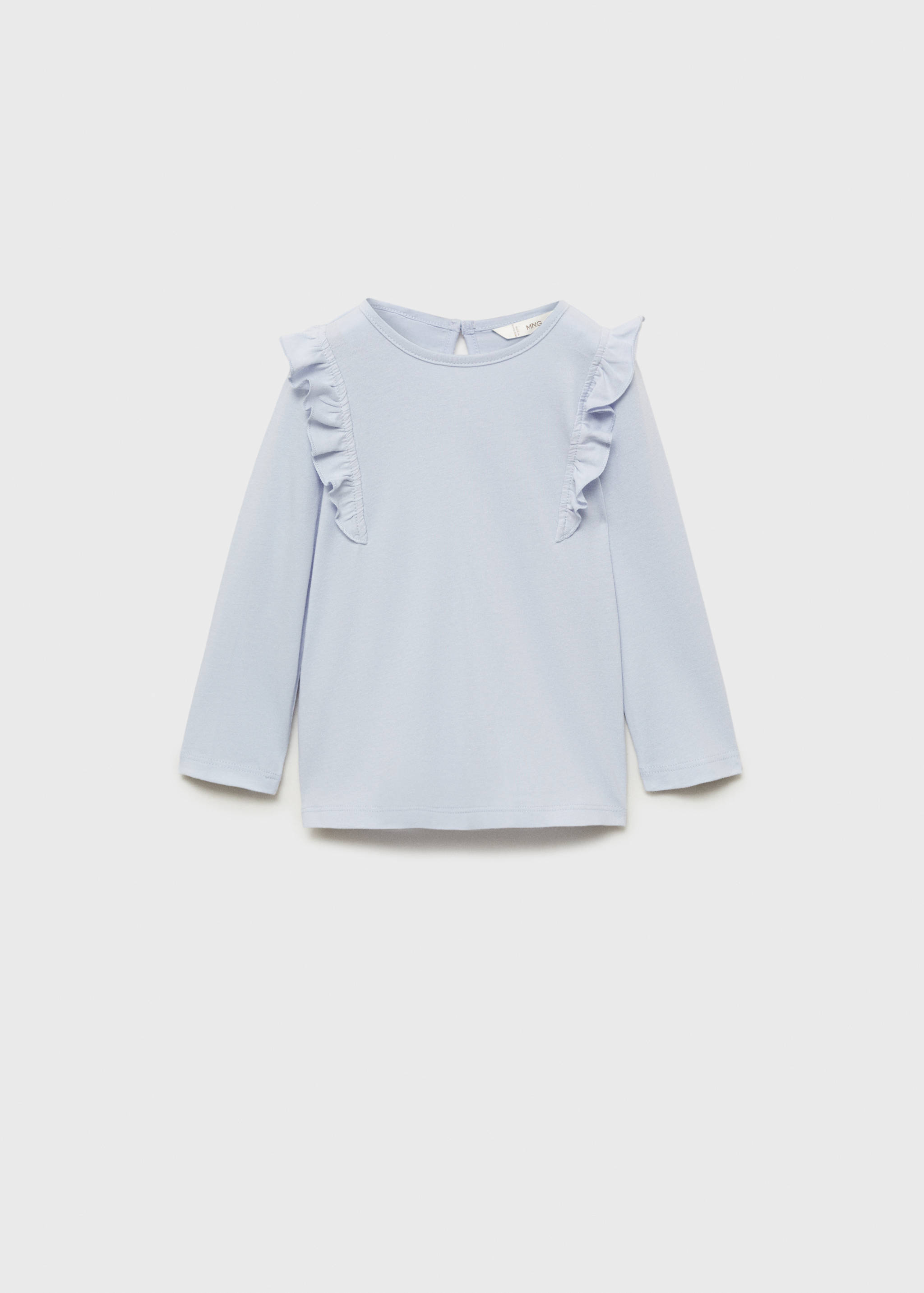 Long -sleeved t-shirt with ruffles - Article without model