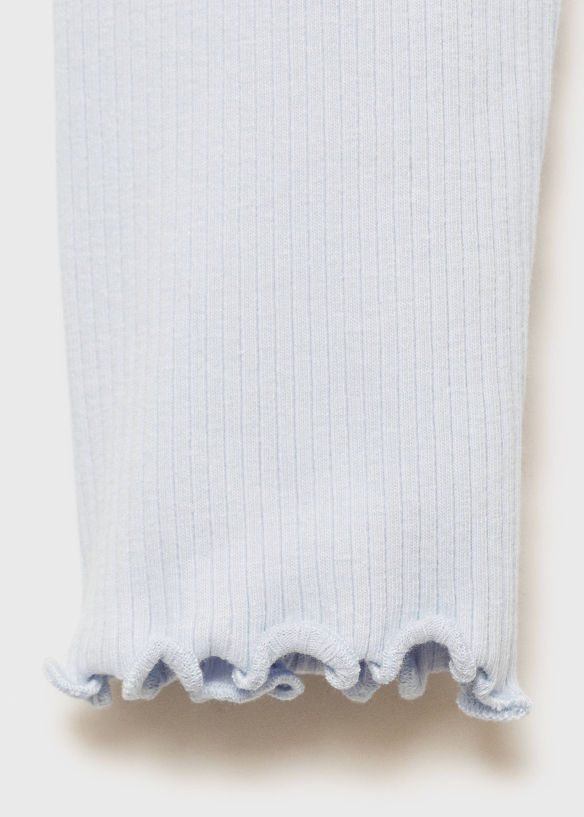 Ribbed high neck t-shirt - Details of the article 8