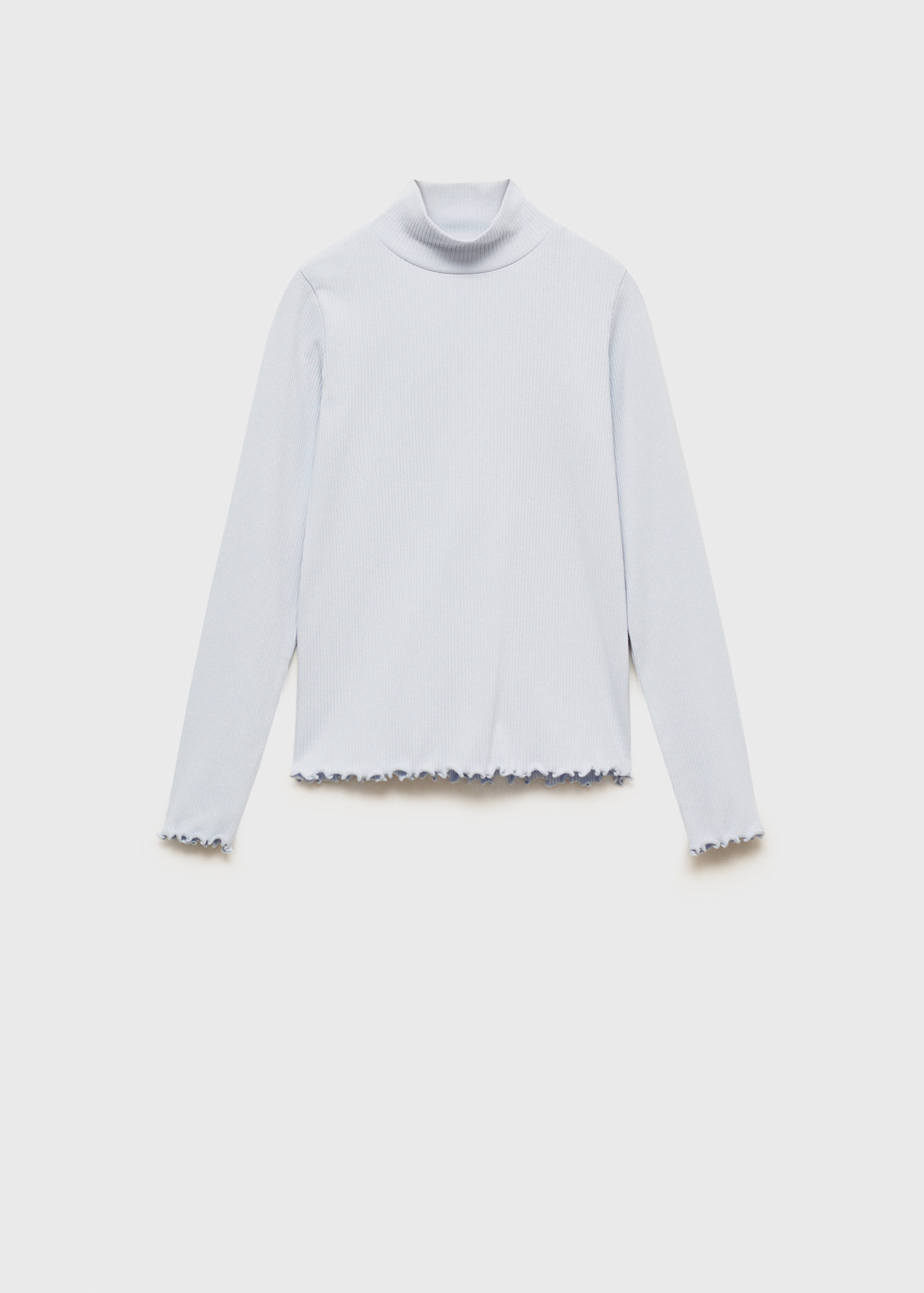 Camiseta canalé cuello alto - Artículo sin modelo