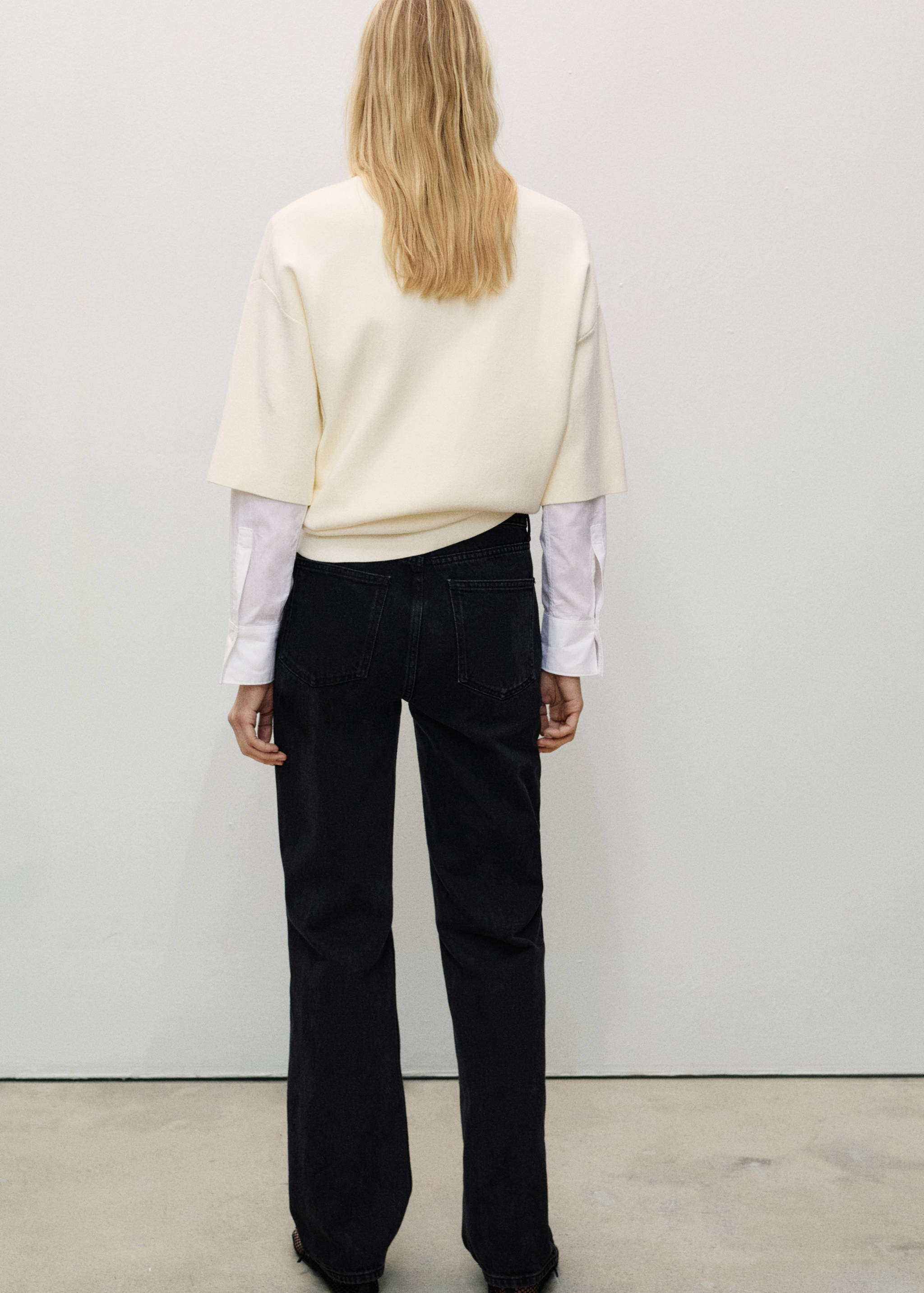 Matilda medium-rise straight-fit jeans - Reverse of the article