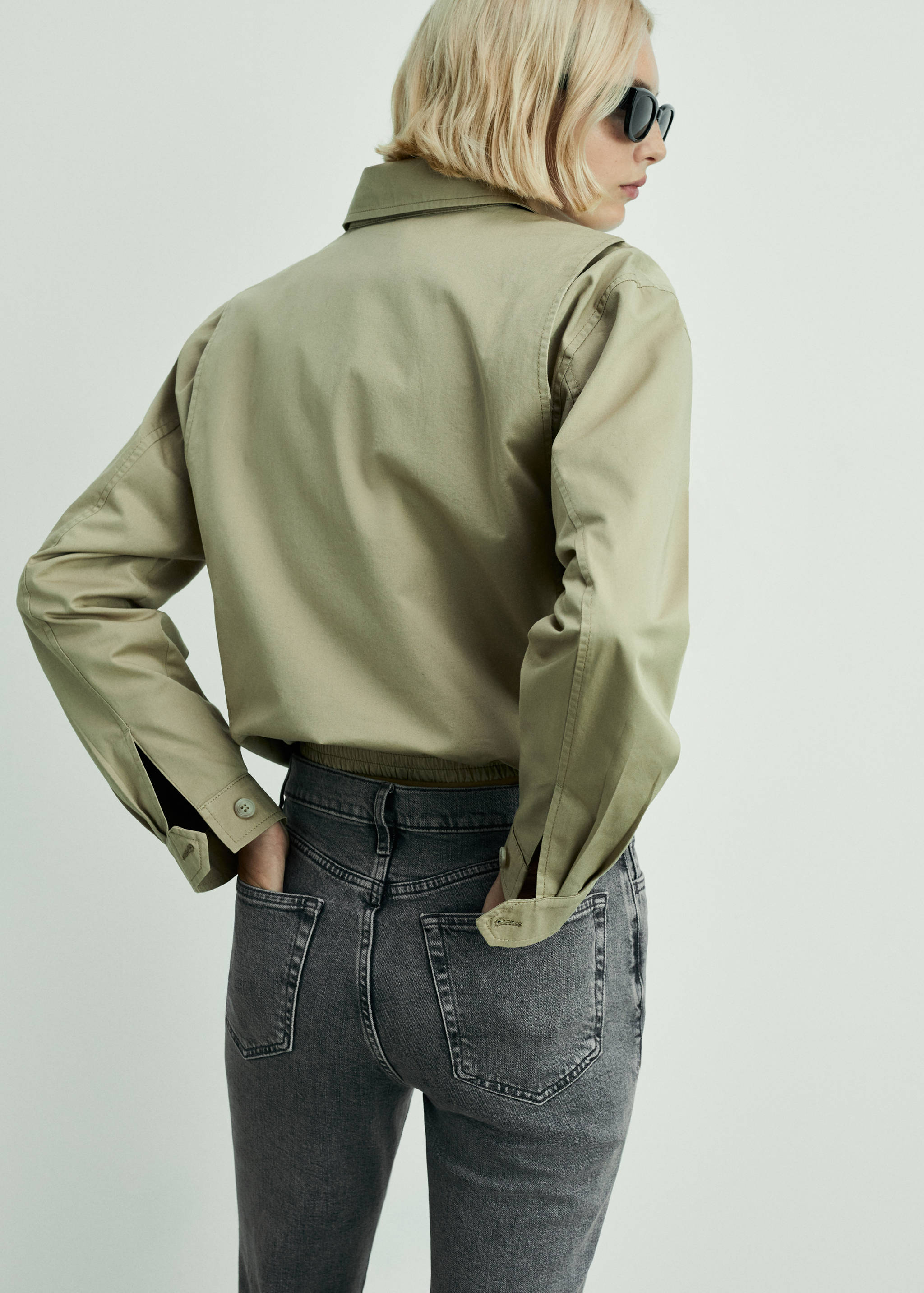 Claudia slim-fit cropped jeans - Details of the article 1