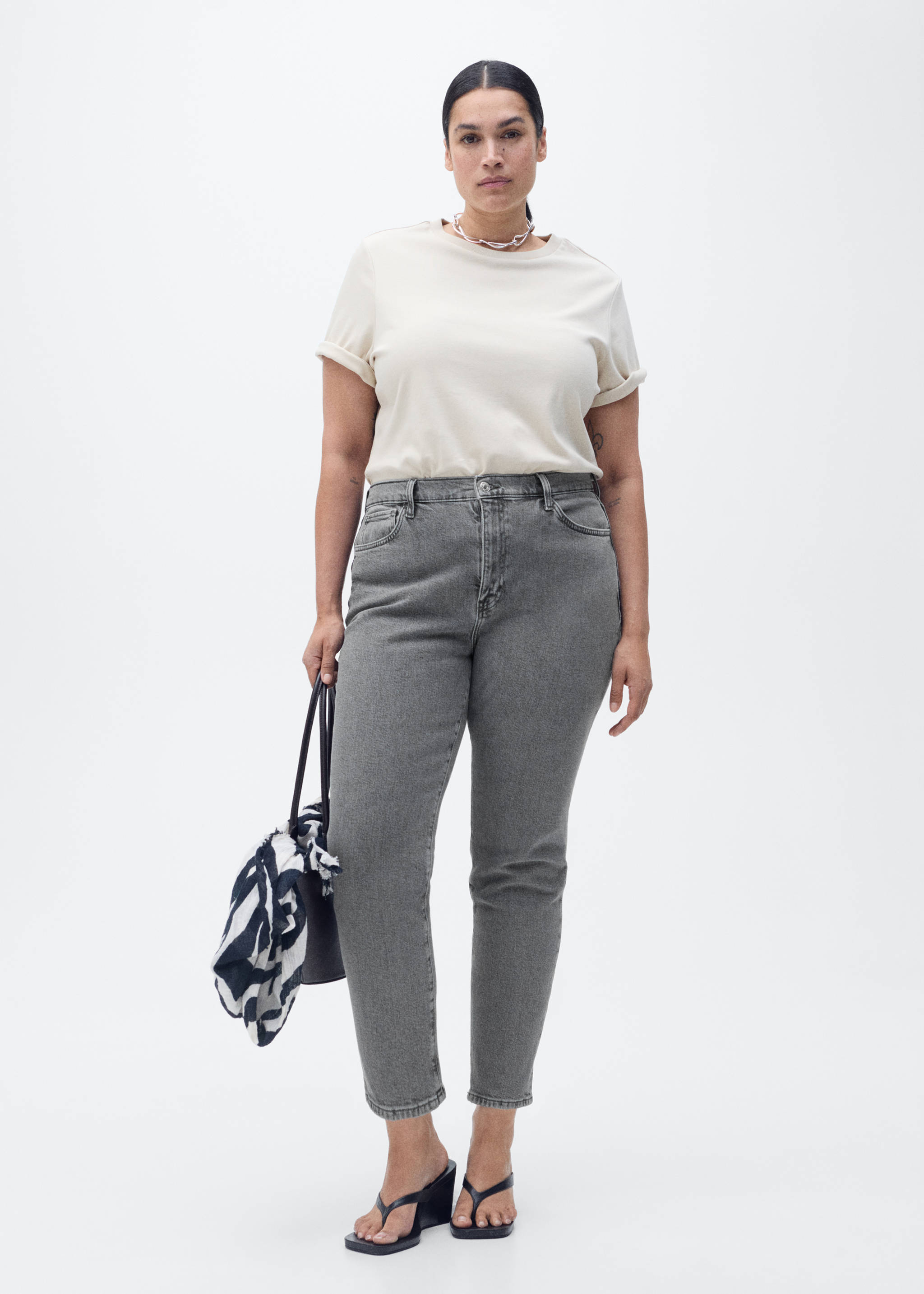Claudia slim-fit cropped jeans - Details of the article 3