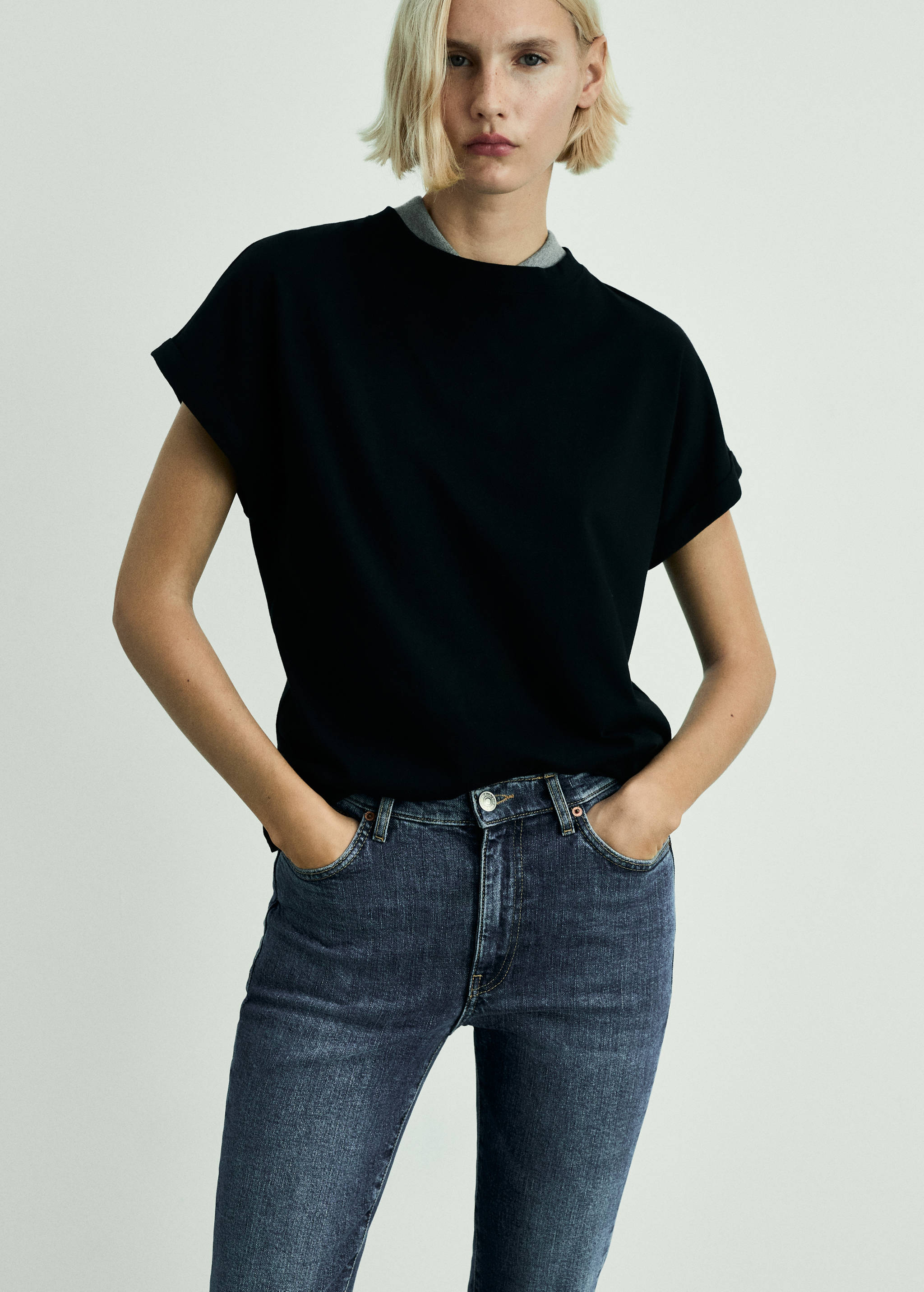 Claudia slim-fit cropped jeans - Details of the article 1