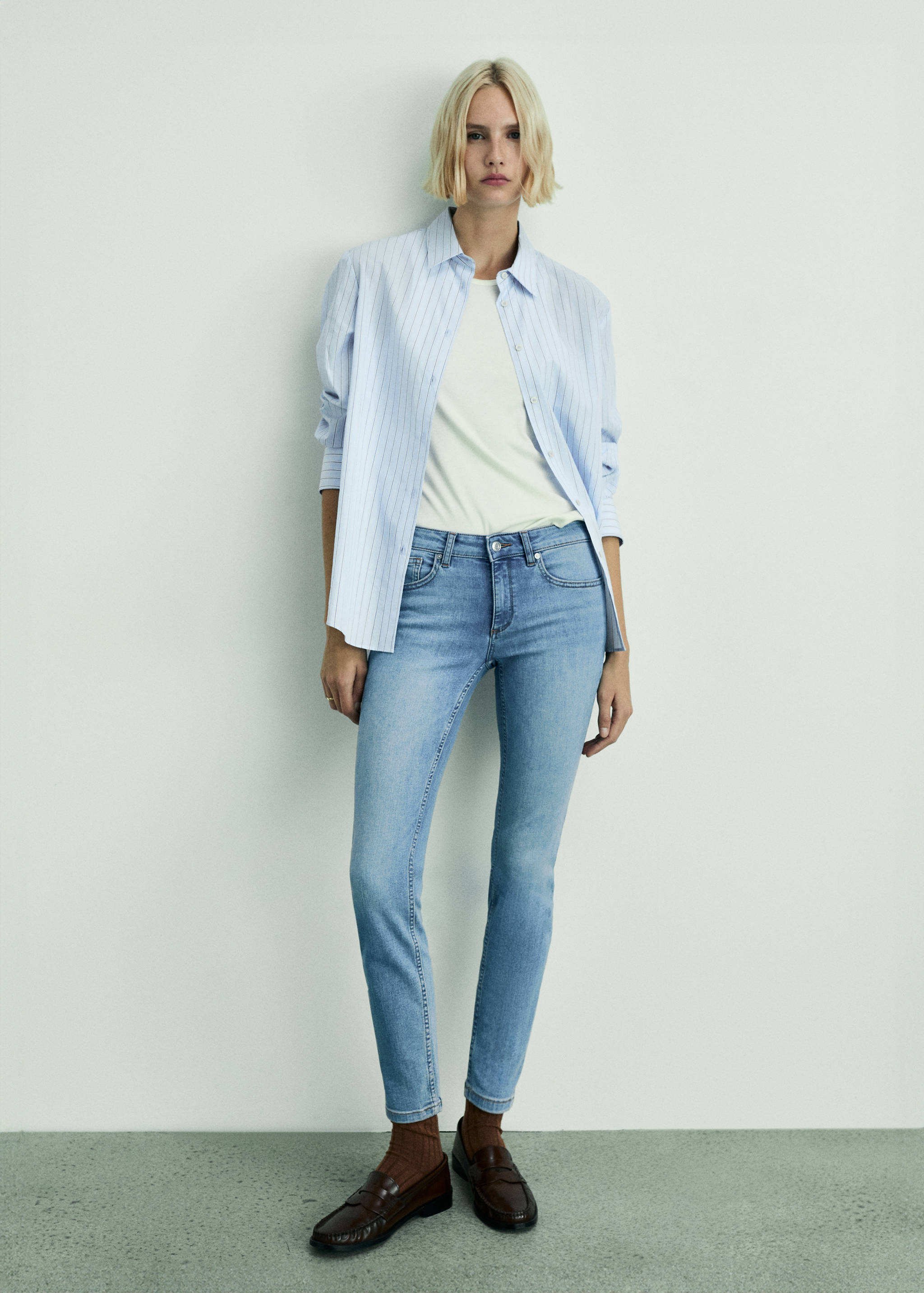 Jean Pushup skinny taille basse - Plan général