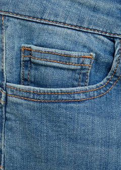Push-up low-rise skinny jeans — Medium Blue 12