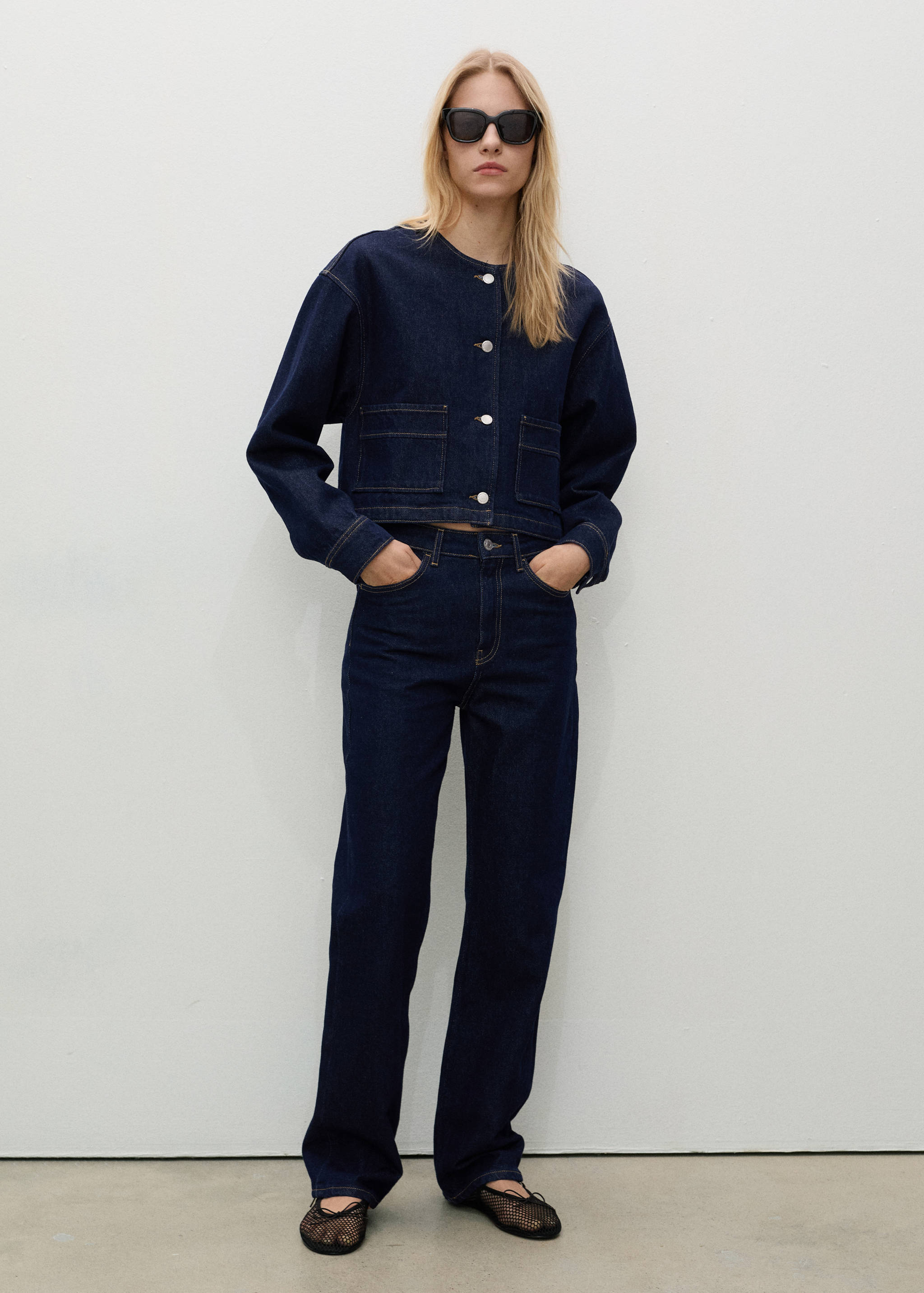 Gerade Rinse-Wash-Jeans Matilda - Allgemeine Ansicht