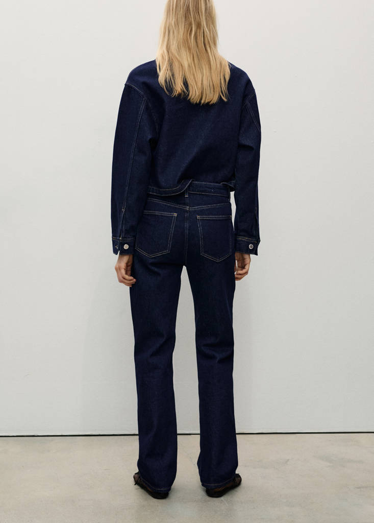 Matilda medium-rise straight-fit jeans — Open Blue