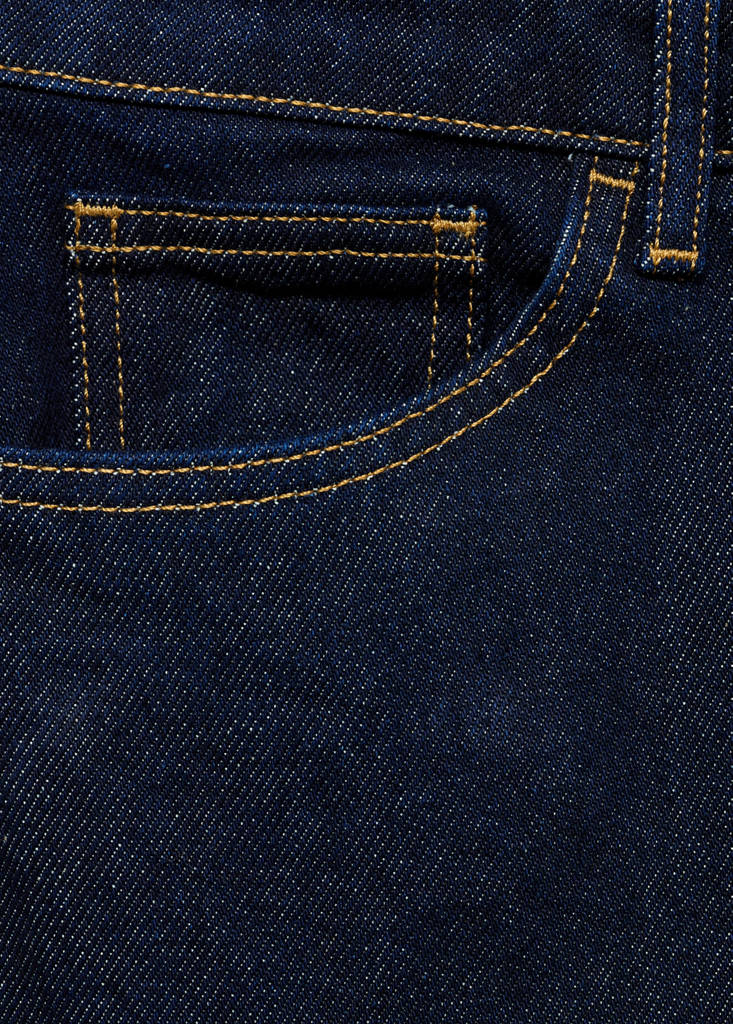 Matilda medium-rise straight-fit jeans — Open Blue