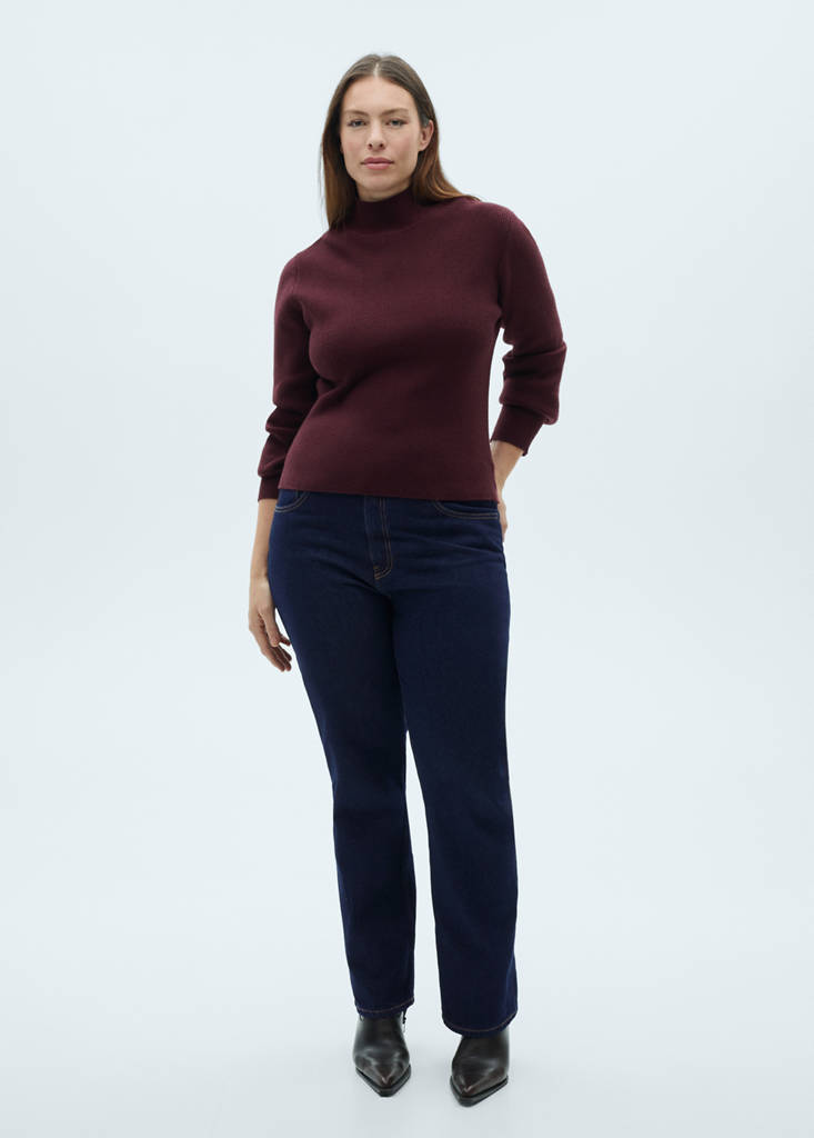 Matilda medium-rise straight-fit jeans — Open Blue