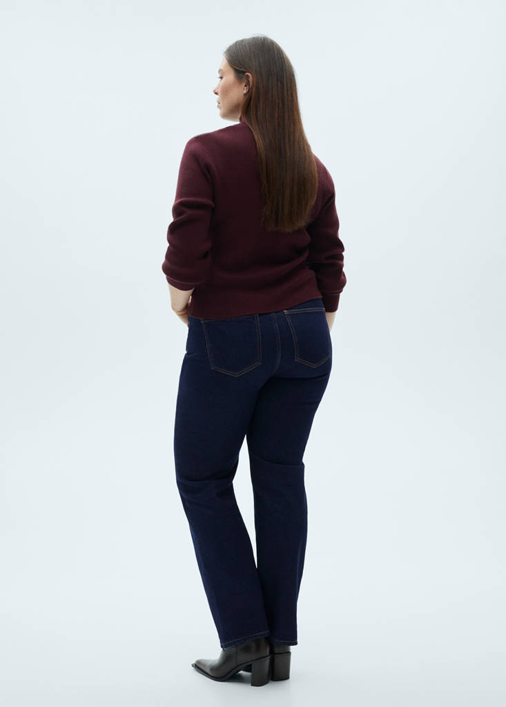 Matilda medium-rise straight-fit jeans — Open Blue