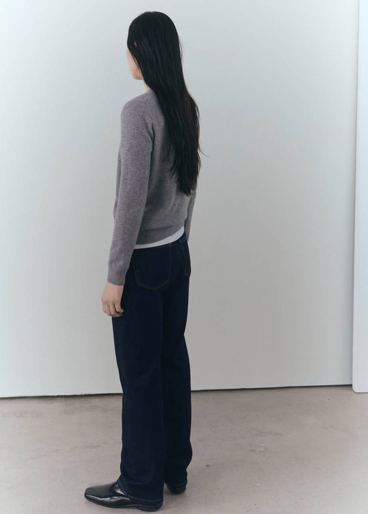 Matilda medium-rise straight-fit jeans — Open Blue