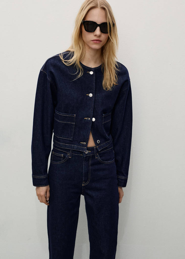 Matilda medium-rise straight-fit jeans — Open Blue