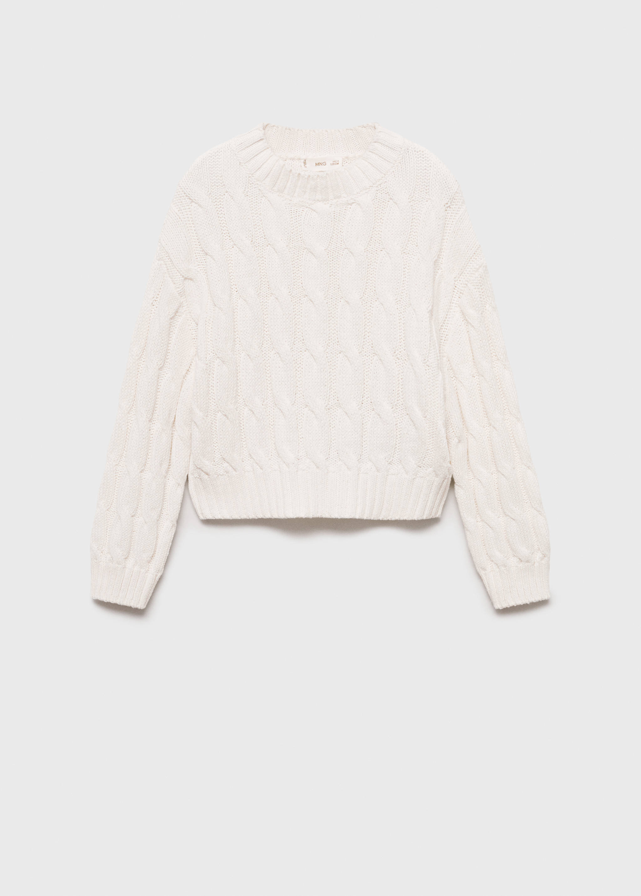 Braided knitted sweater - Article without model
