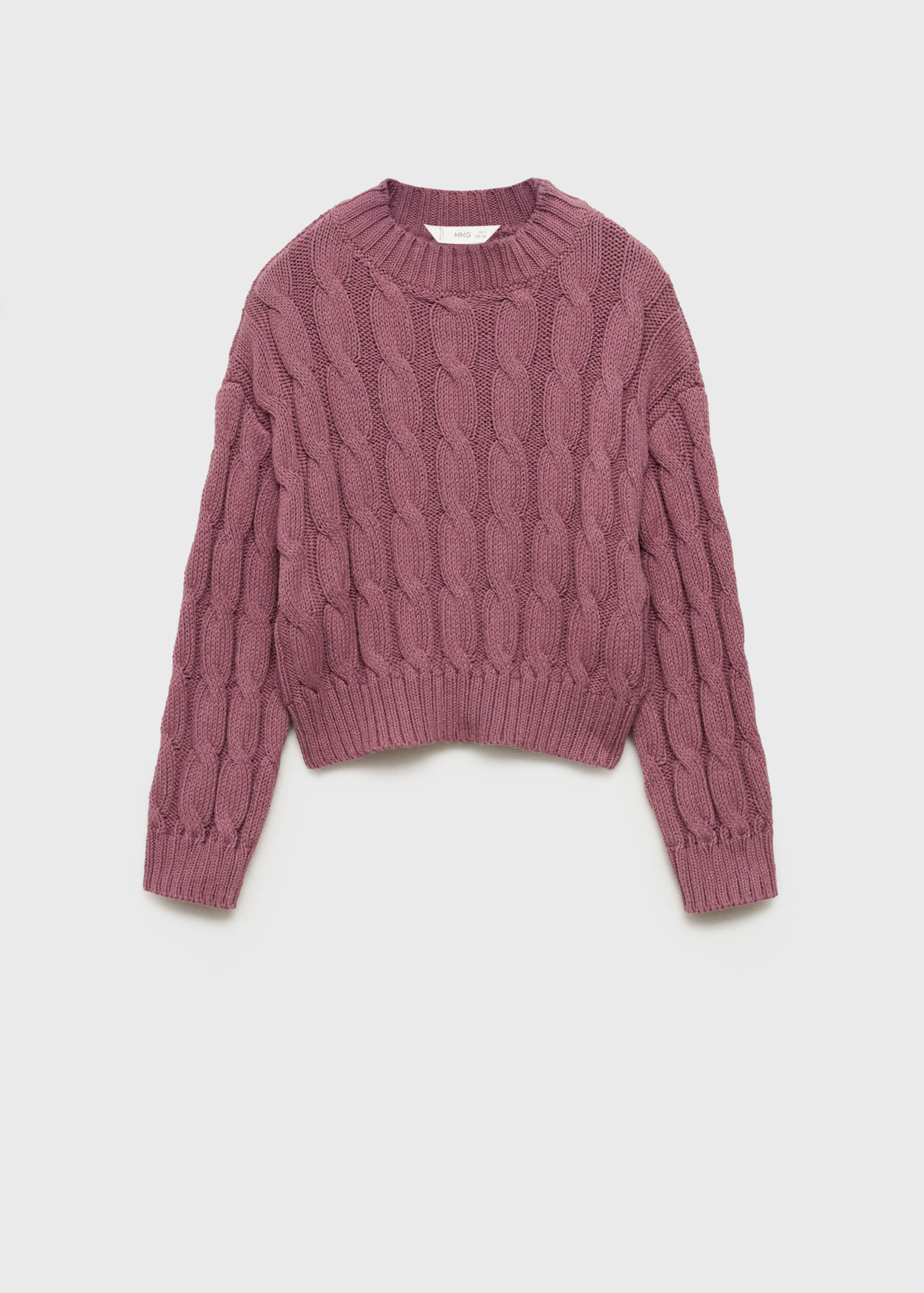 Braided knitted sweater - Article without model