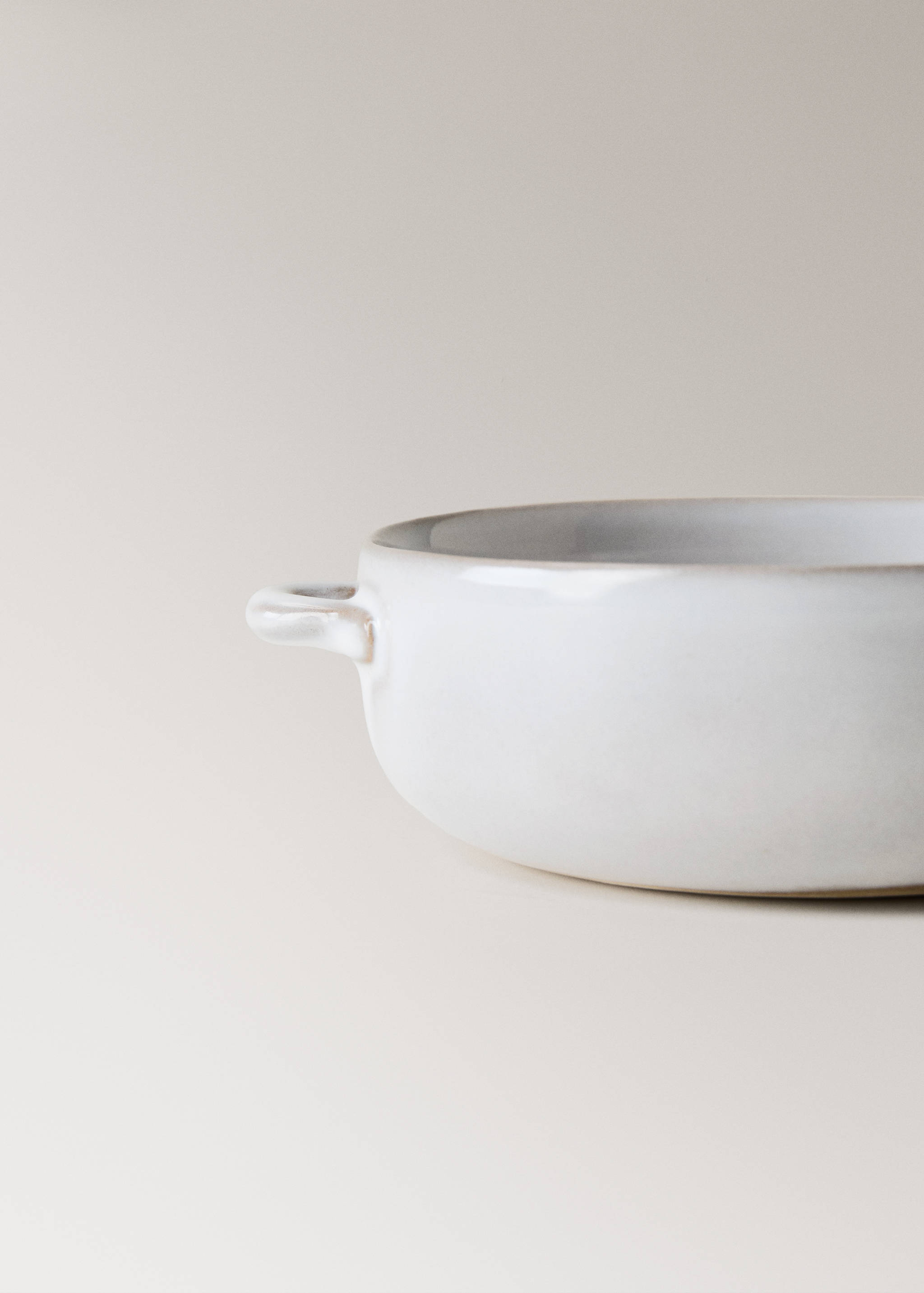 Μικρό κεραμικό μπωλ κατσαρόλα με περίγραμμα σε αντίθεση - Λεπτομέρεια του προϊόντος 2