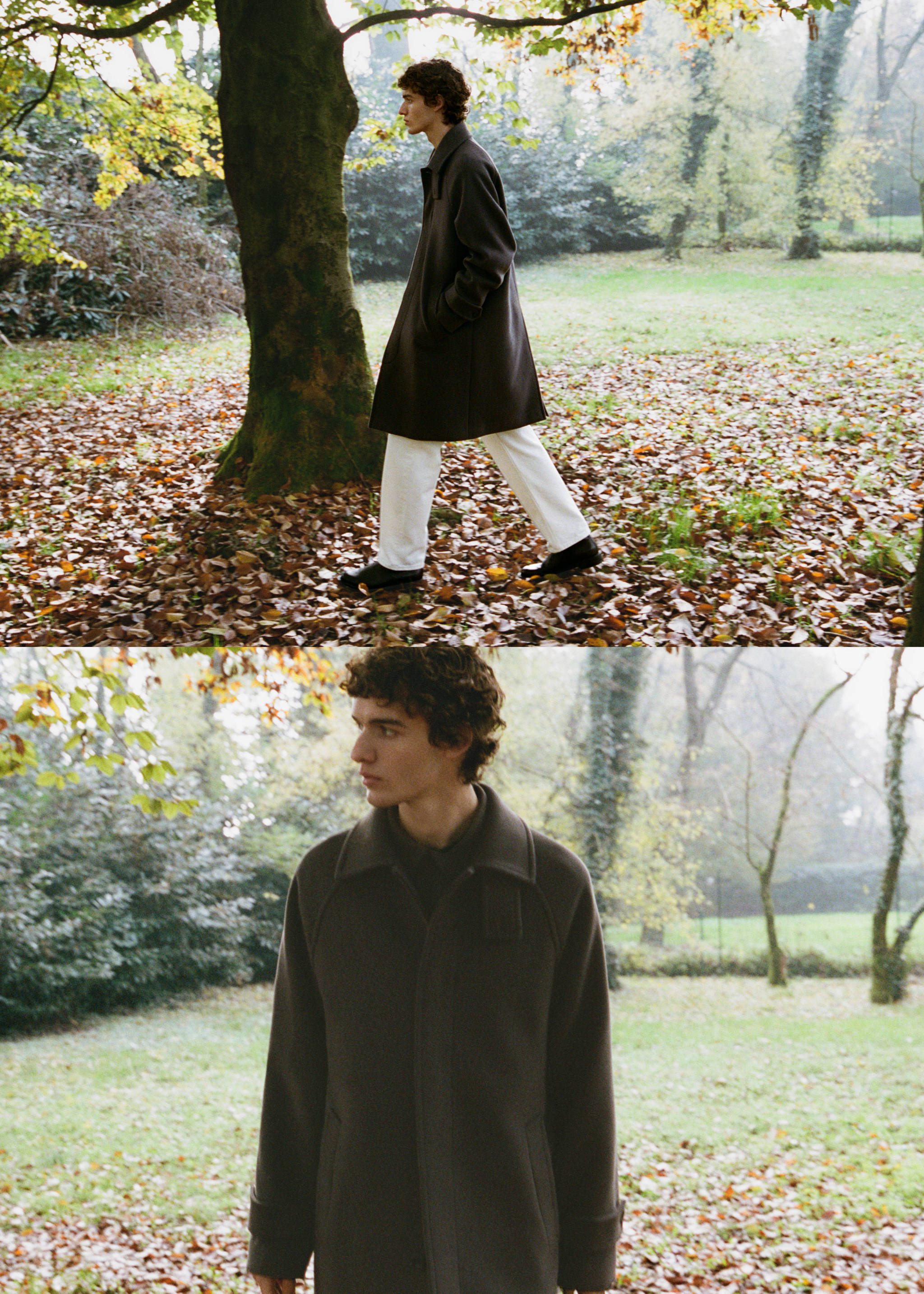 Abrigo largo lana reciclada - Detalle del artículo 5