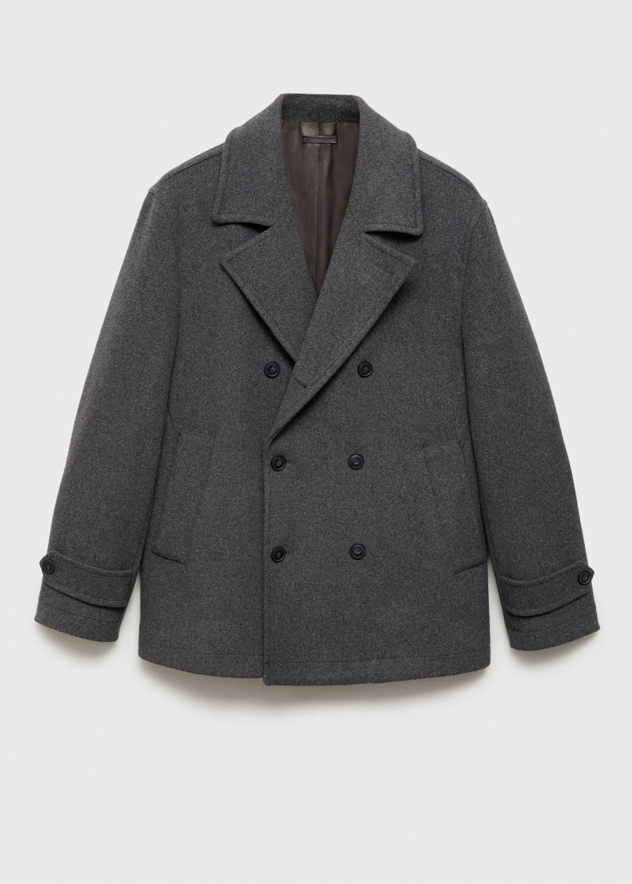 Manteau croisé laine - Article sans modèle