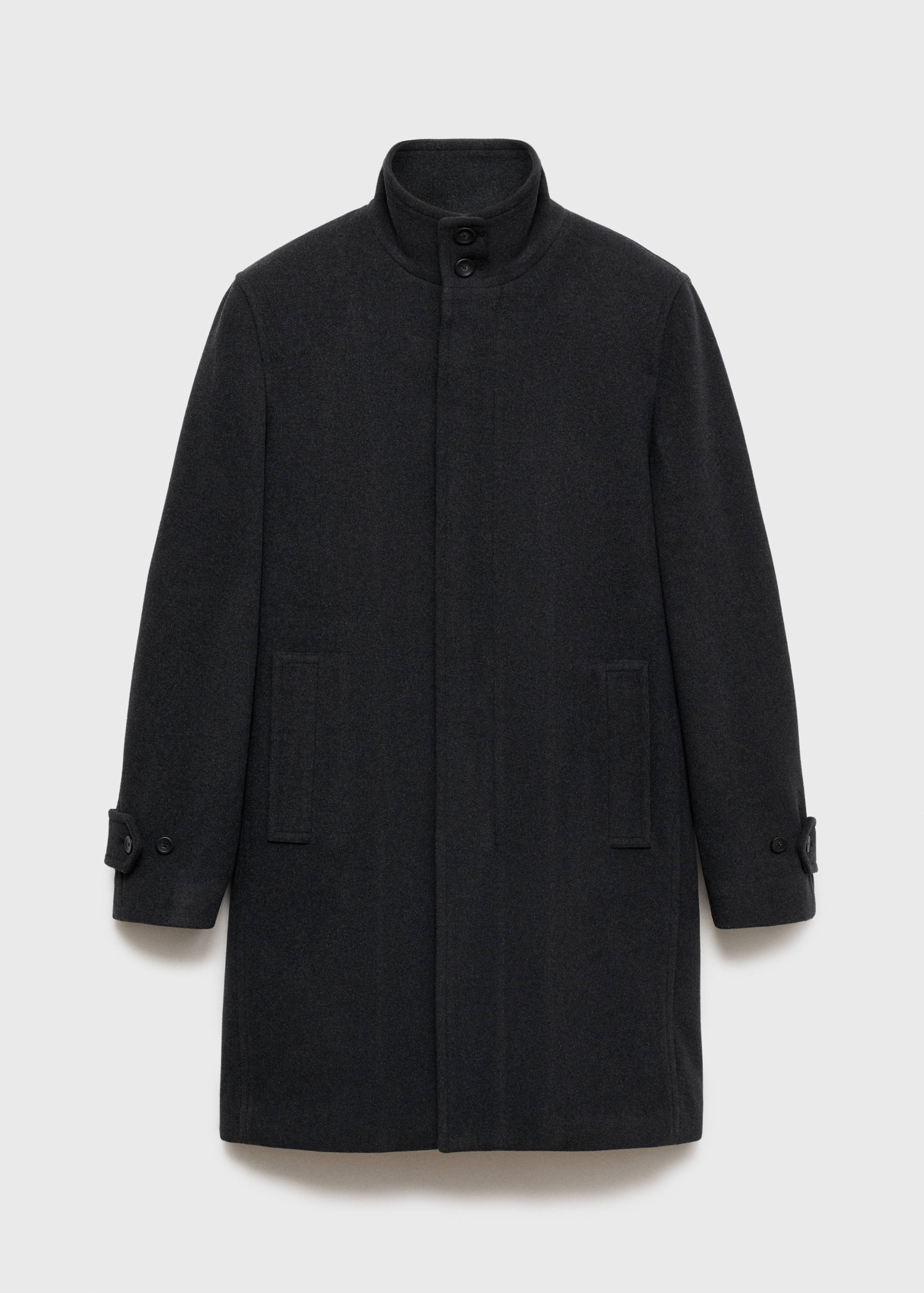 Casaco de lã com interior acolchoado - Artigo sem modelo