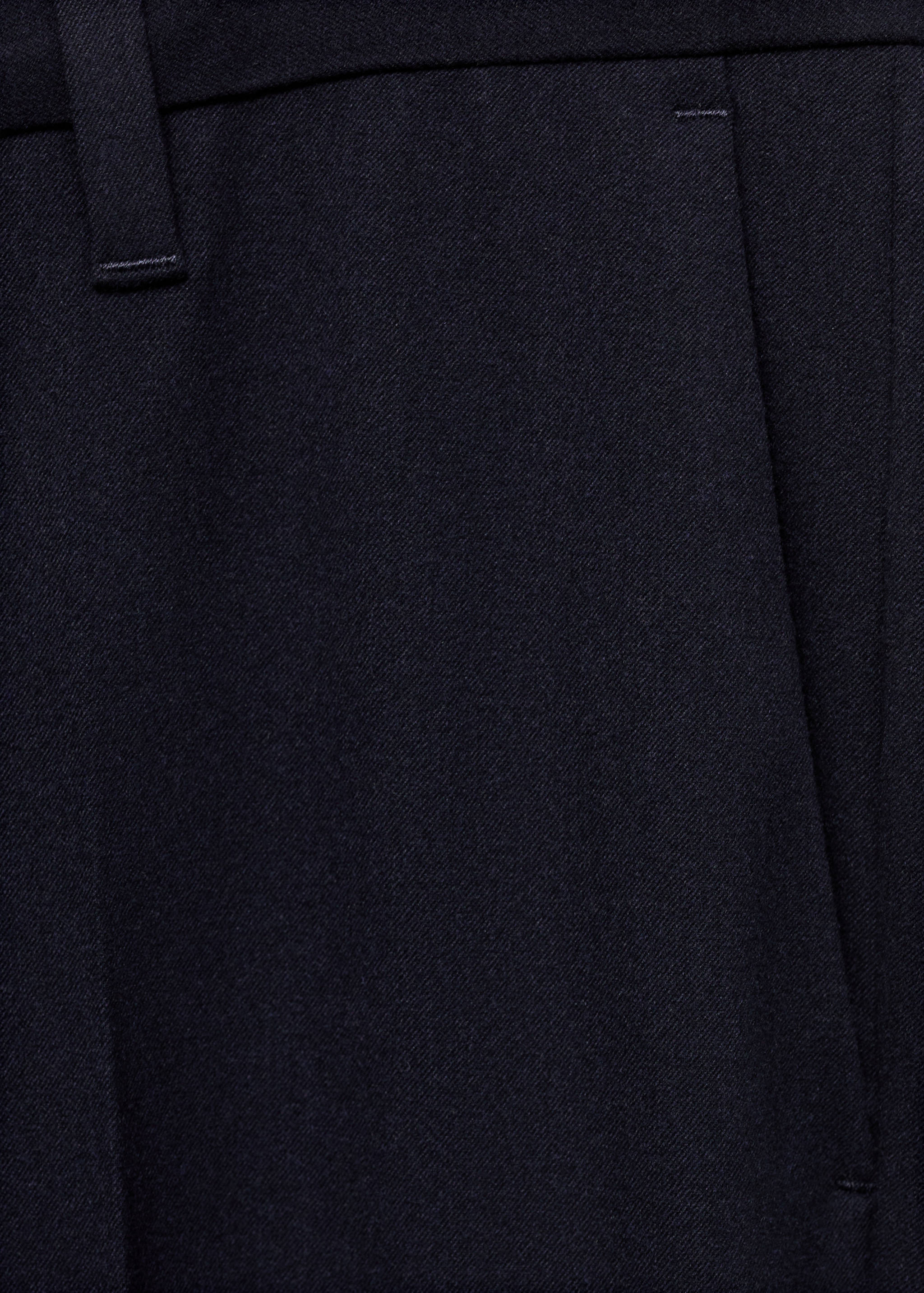 Slim-fit flannel pants - Details of the article 8