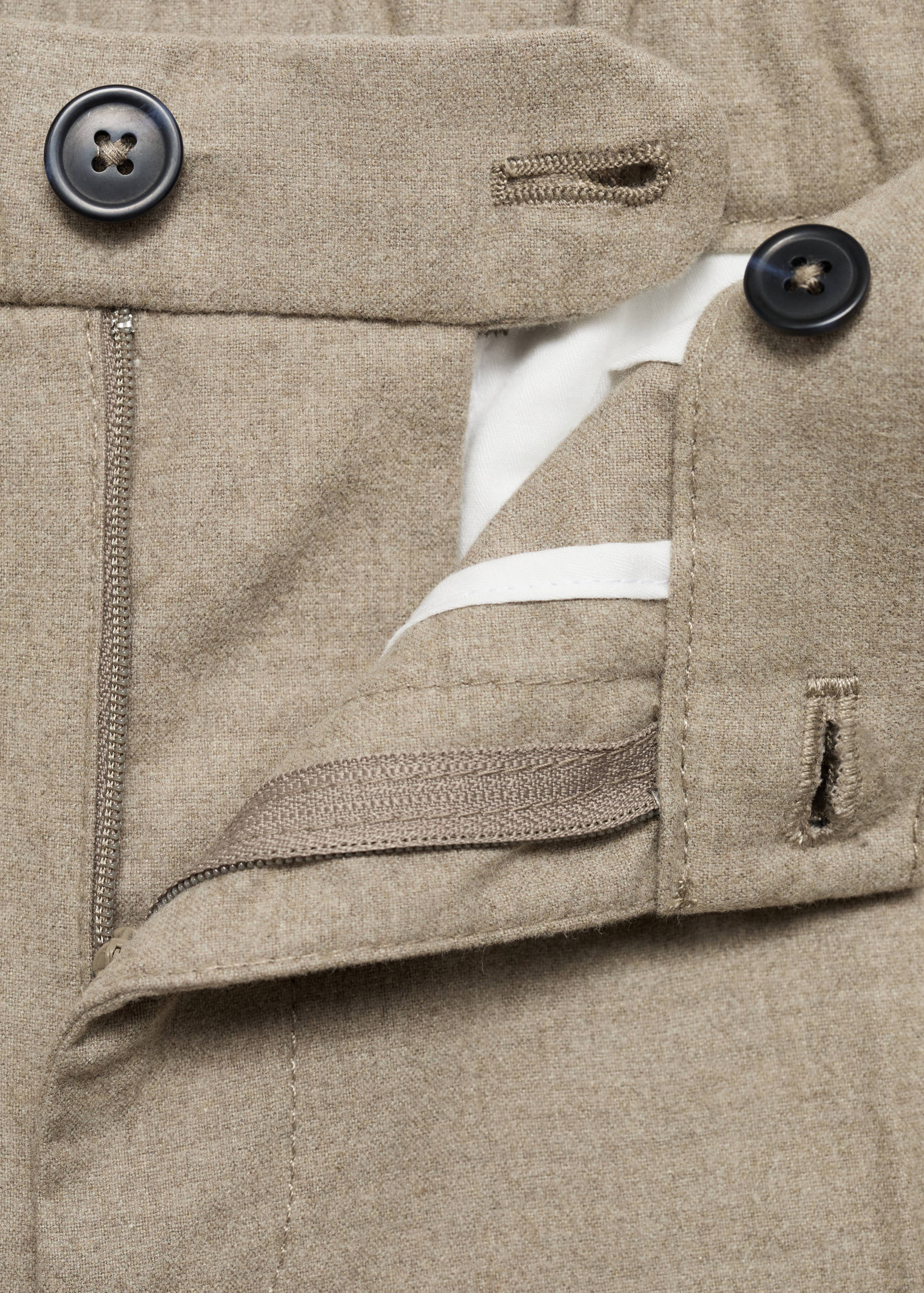 Pantalons franel·la regular fit - Detall de l'article 8