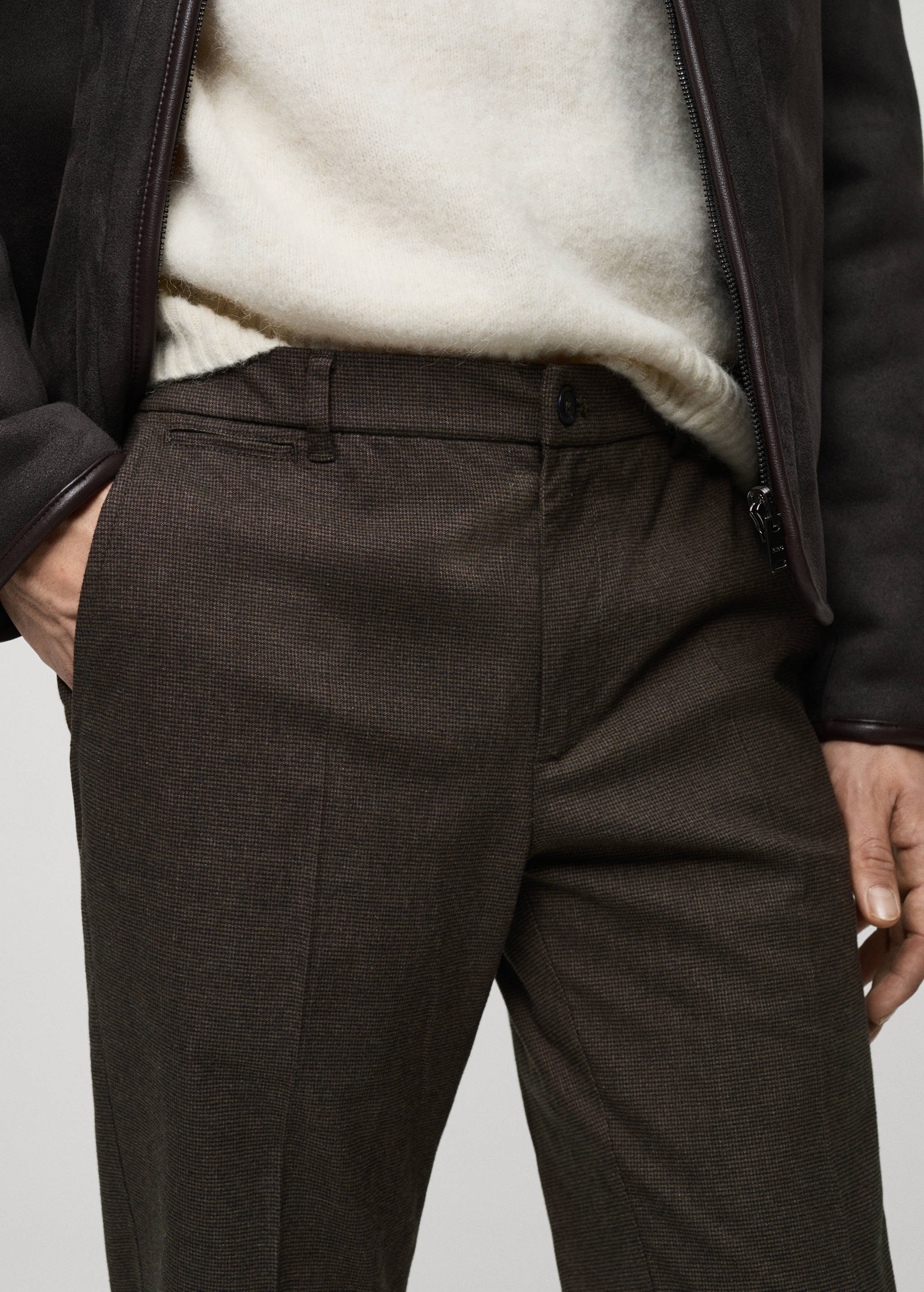 Pantalons franel·la micro pota de gall - Detall de l'article 1